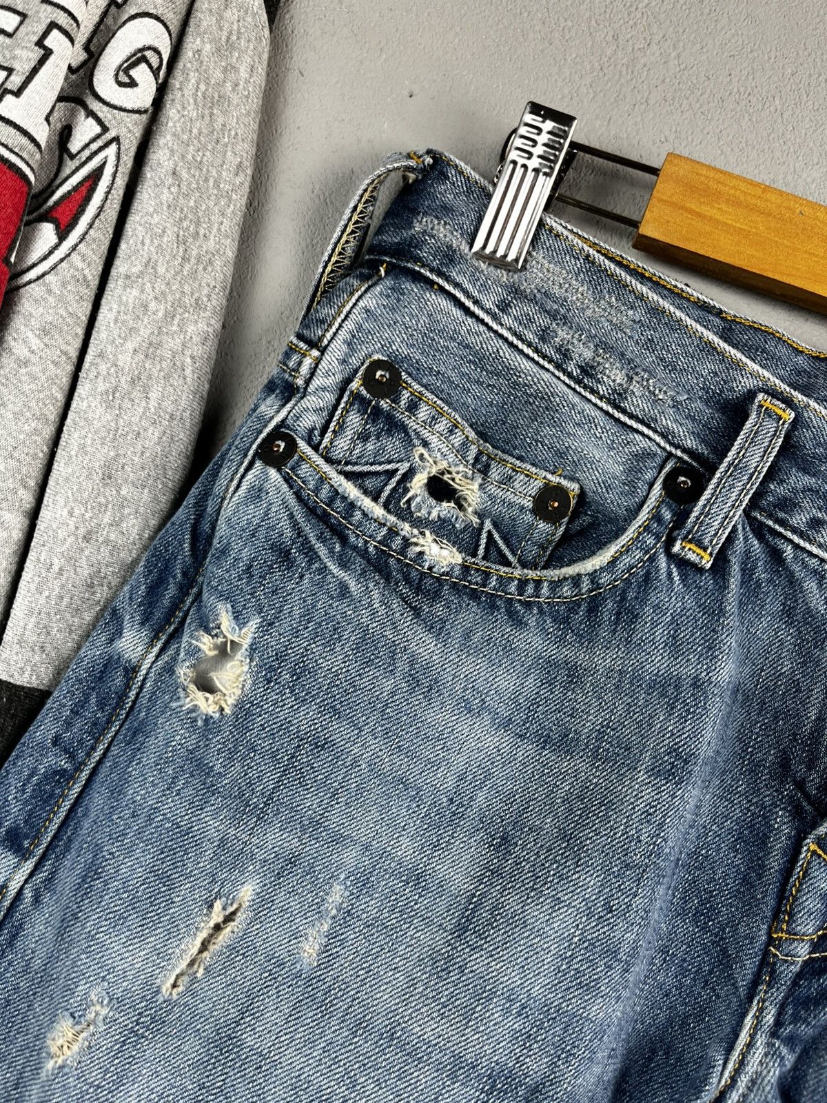 True Religion True Religion distressed denim pants y2k Size 28" / US 6 / IT 42 - 9 Thumbnail