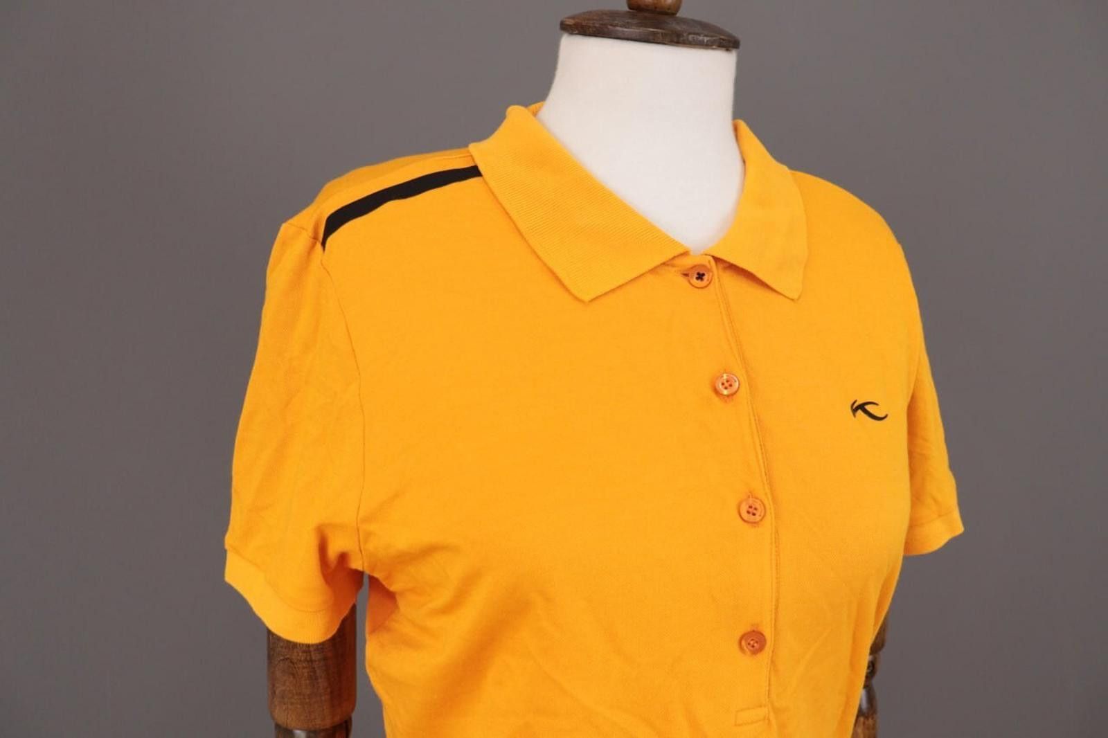 KJUS KJUS Systems Orange Short Sleeve Polo Shirt Size 42 / XL Size XL / US 12-14 / IT 48-50 - 6 Thumbnail