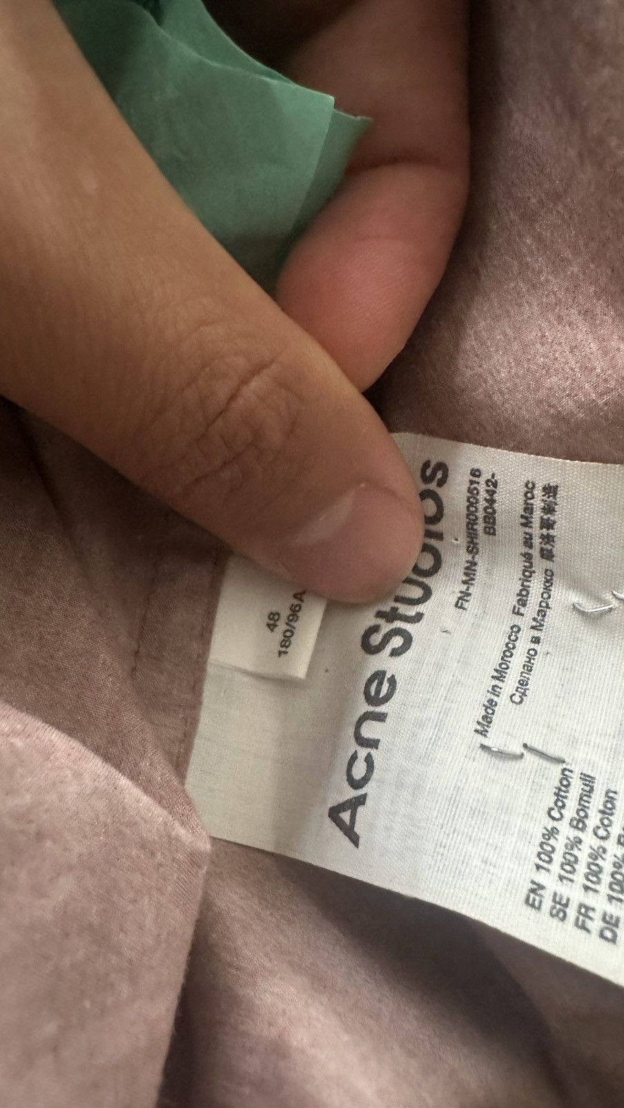 Acne Studios Acne Studios Oversized Tie-Dye Shirt Size US M / EU 48-50 / 2 - 6 Thumbnail