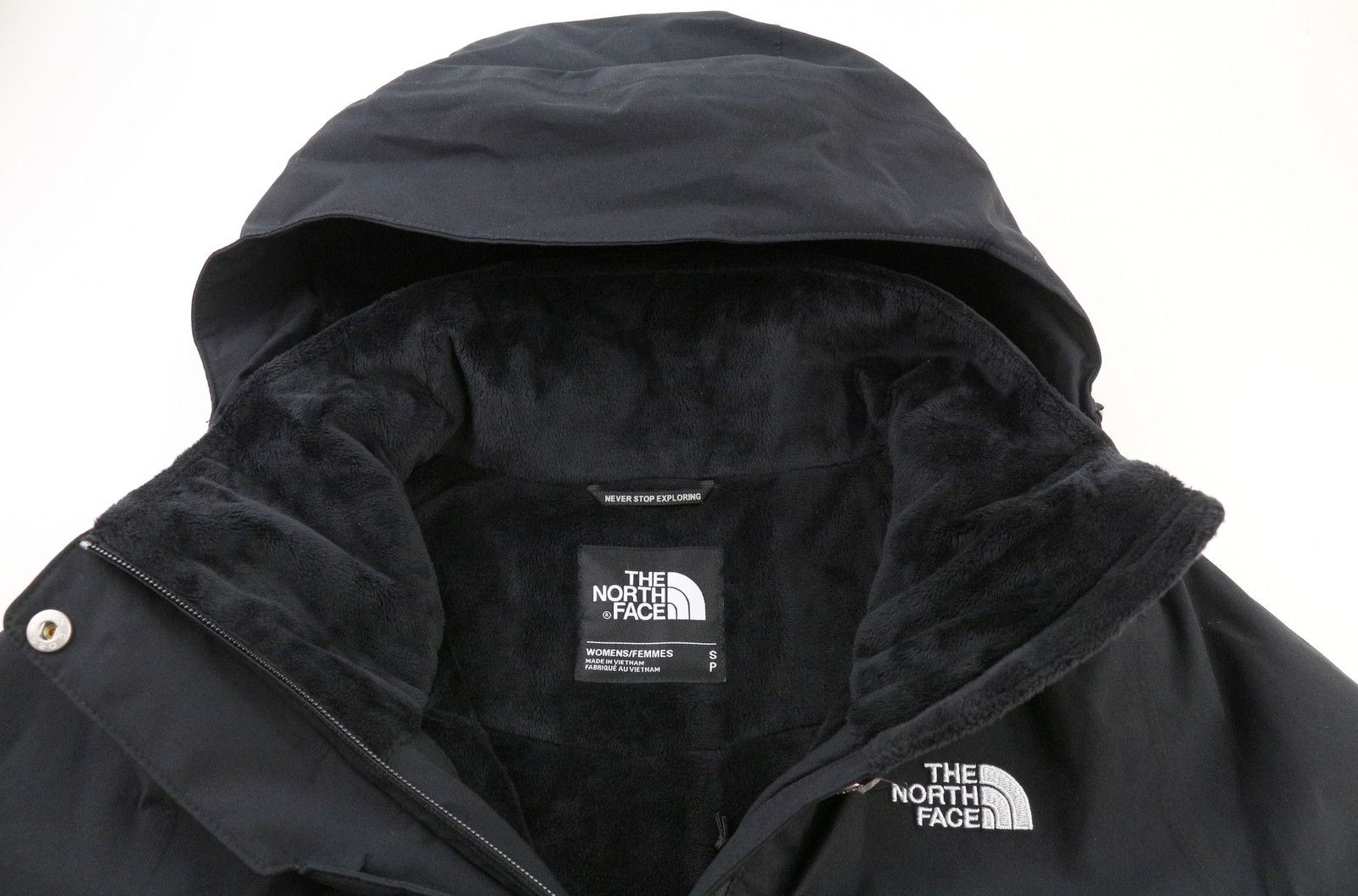 The North Face INLUX S Black Dryvent Lined Padded Hooded Jacket 79685 Size S / US 4 / IT 40 - 5 Thumbnail