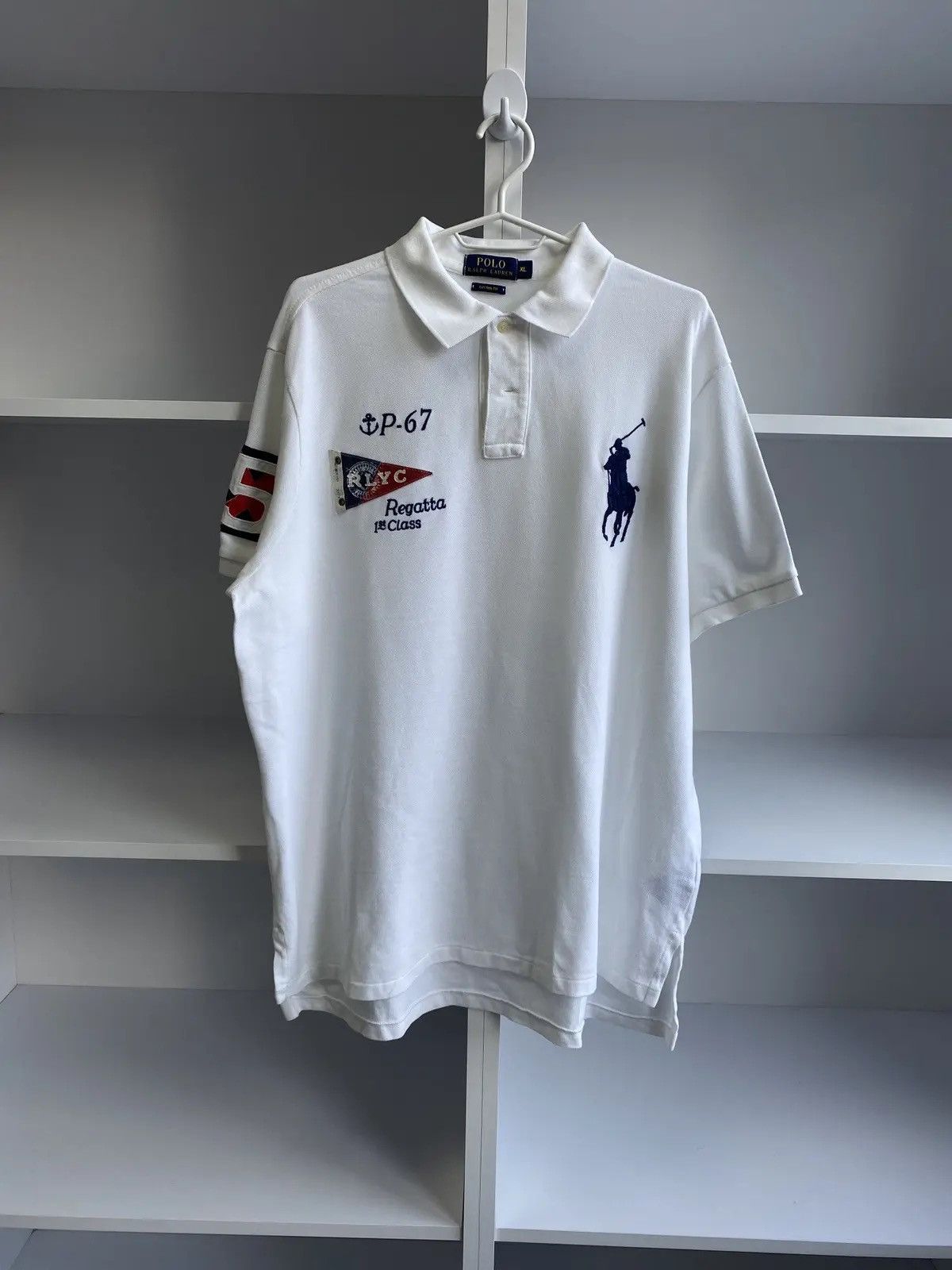 Polo Ralph Lauren × Vintage Vintage Polo Ralph Lauren Polo tee Size US XL / EU 56 / 4 - 2 Thumbnail