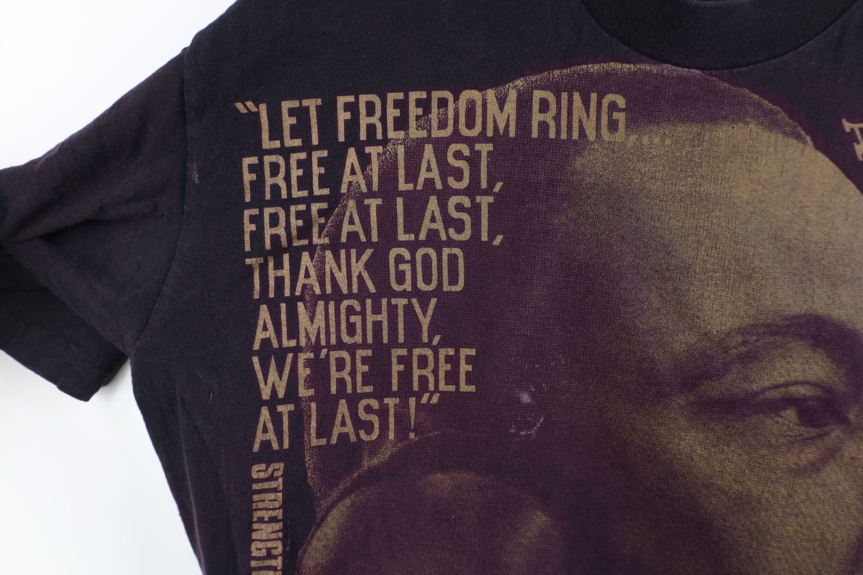 Vintage Vintage 90s Martin Luther King Jr All Over Print T-Shirt Size US XL / EU 56 / 4 - 6 Thumbnail