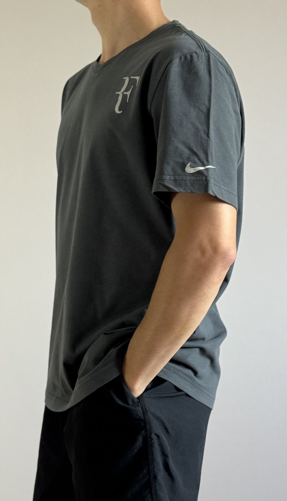 Nike Nike Roger Federer Credit Suisse Autograph Tee Tennis tshirt Size US L / EU 52-54 / 3 - 5 Thumbnail
