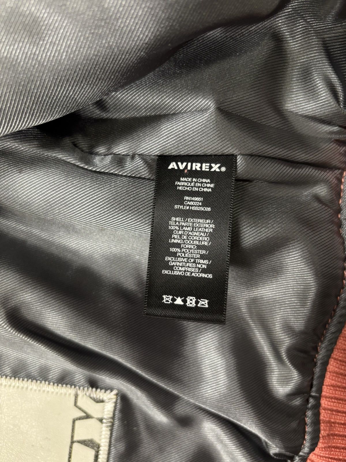 Avirex × HELLSTAR Hellstar x Avirex Jacket, Salvage Red Size US XL / EU 56 / 4 - 15 Thumbnail
