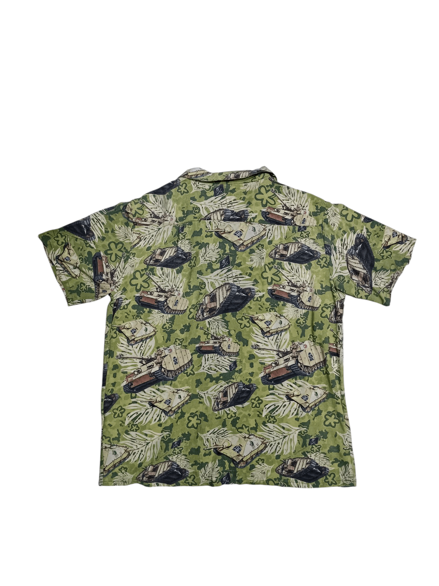 Anime × Japanese Brand Anime "Girls Und Panzer Das Finale" Aloha Silk Rayon Shirt Size US L / EU 52-54 / 3 - 4 Thumbnail