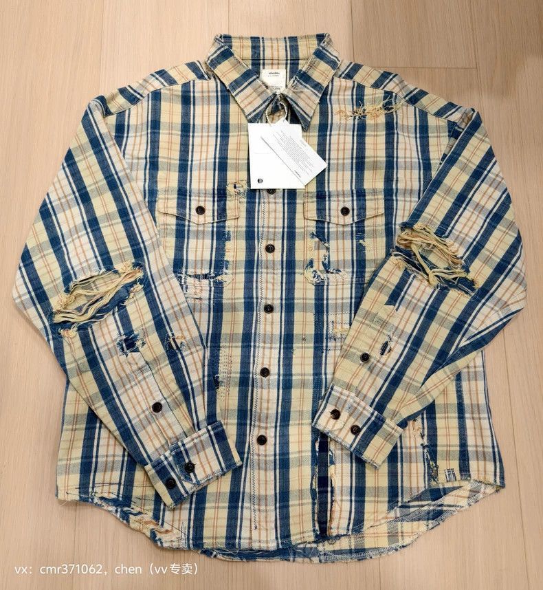 Visvim VisvimVISVIM Pioneer Check Long Sleeve Shirt-2504 Size US M / EU 48-50 / 2 - 1 Thumbnail