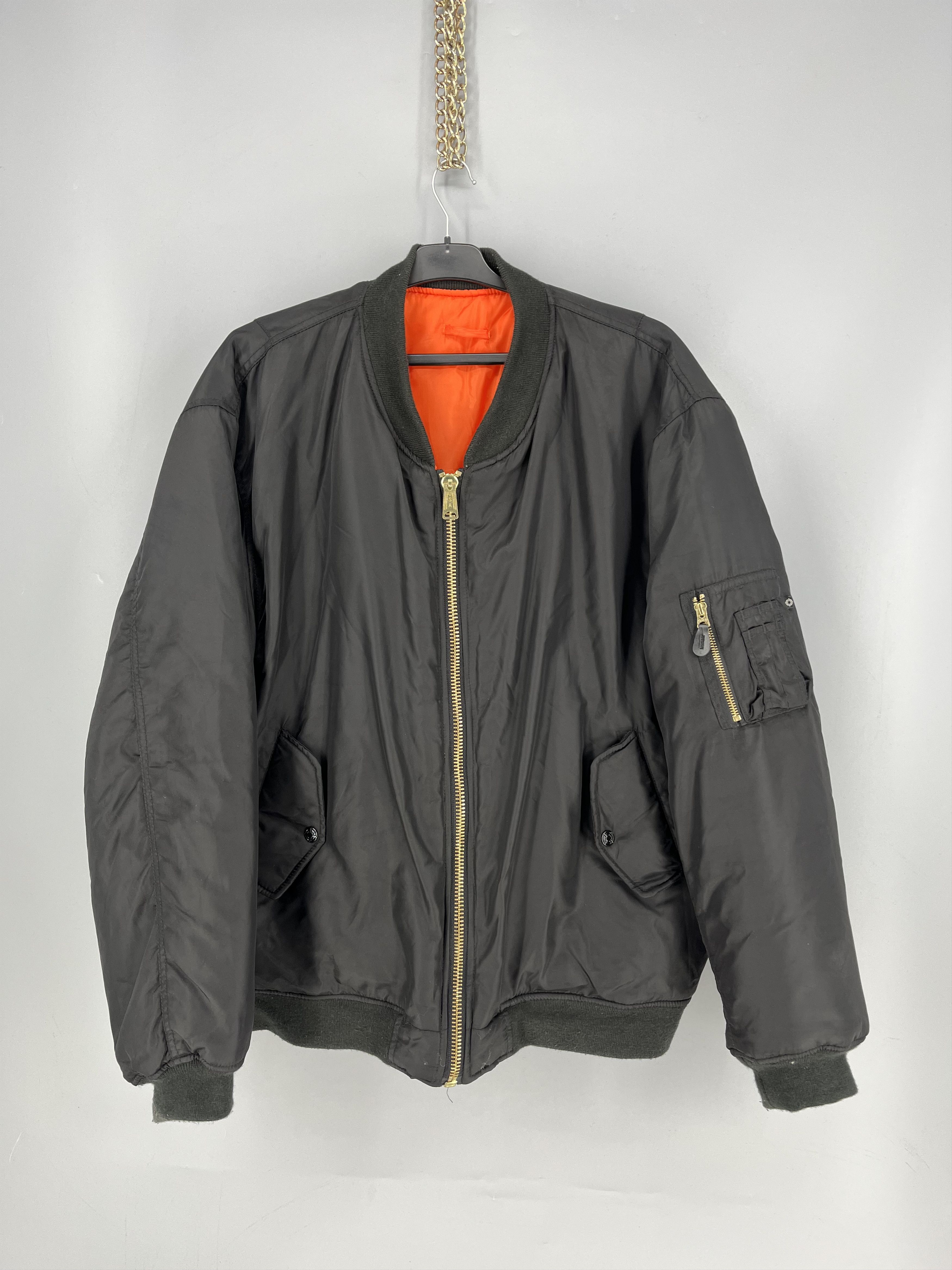 VIntage Military Bomber Jacket M-1 Mil-Tec Army Size 3XL