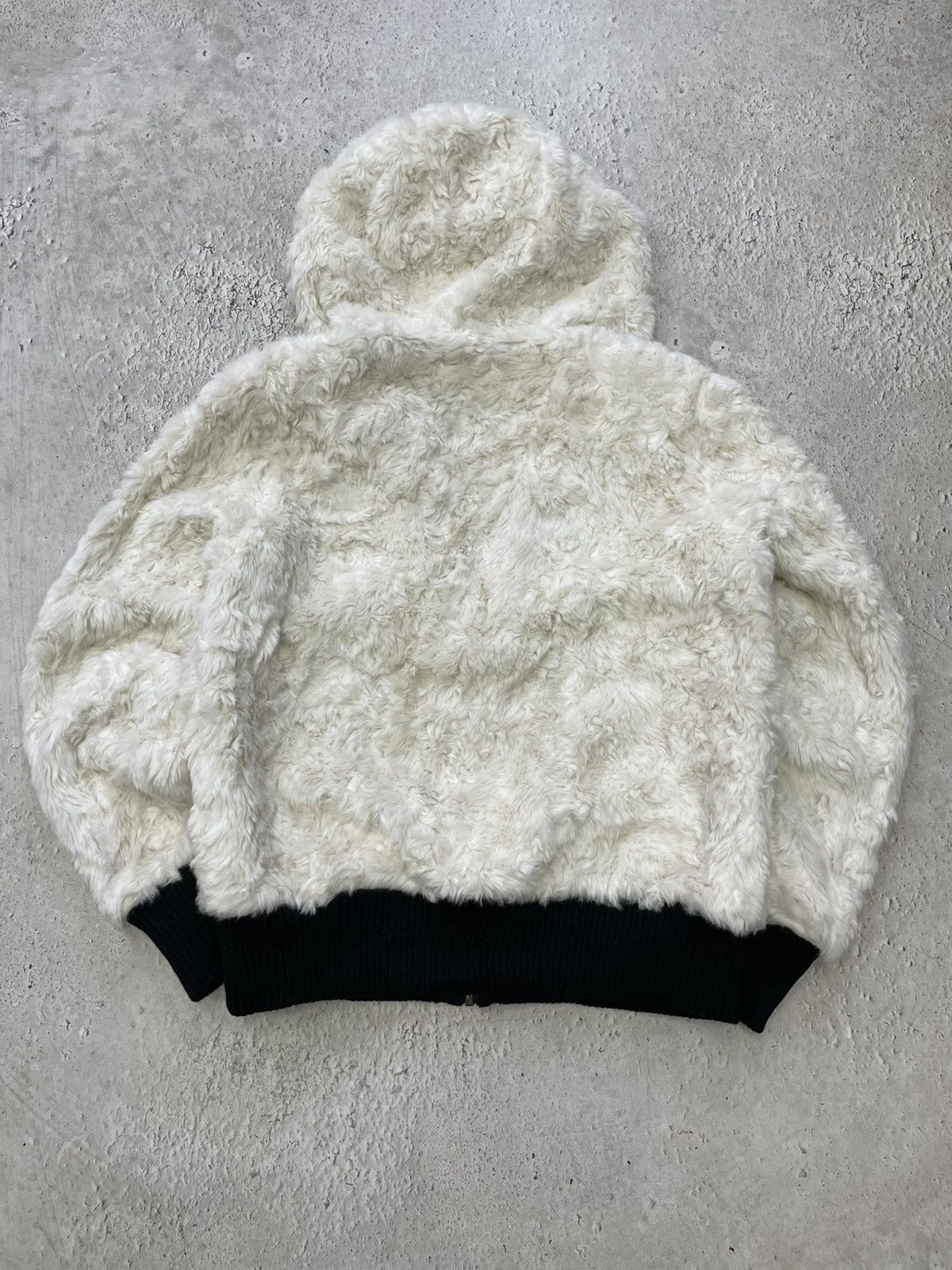 If Six Was Nine × Japanese Brand × Le Grande Bleu (L.G.B.) 2000s fur JACKET CROPPED HYSTERICGLAMOUR Y2K BOMBER RARE Size US M / EU 48-50 / 2 - 11 Thumbnail