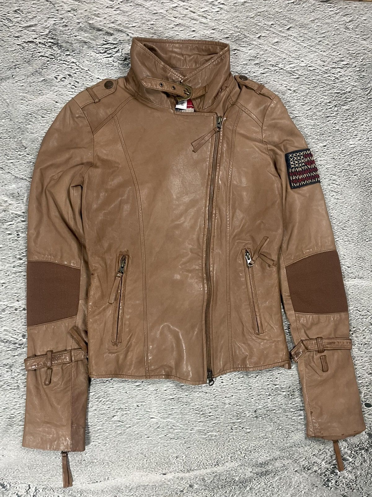 True Religion True Religion leather jacket brown Y2K Avant Garde kill bill Size XS / US 0-2 / IT 36-38 - 8 Thumbnail
