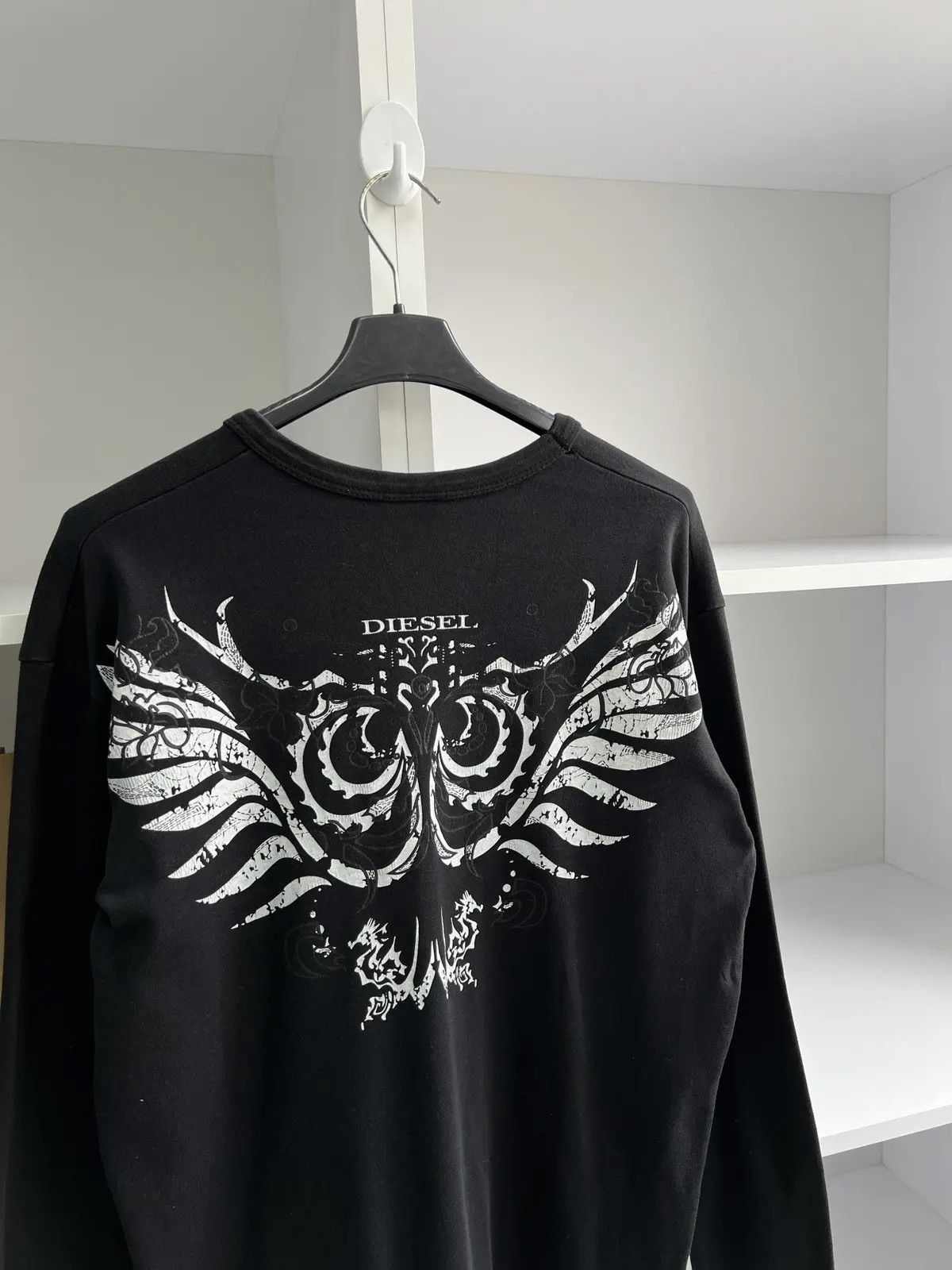 Designer × Diesel × Vintage Vintage Diesel Archival Japanese Long sleeve T-Shirt Size US S / EU 44-46 / 1 - 9 Thumbnail