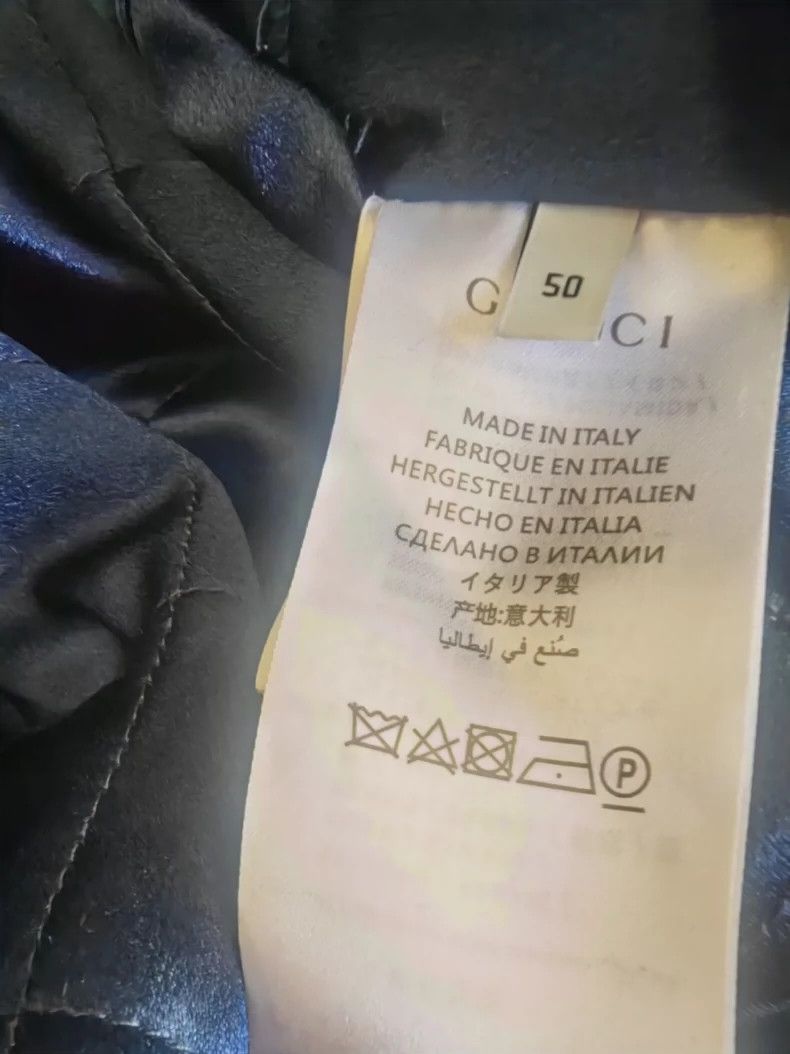 Gucci Gucci Red and blue silk side logo double-sided jacket 2503- Size US M / EU 48-50 / 2 - 6 Thumbnail