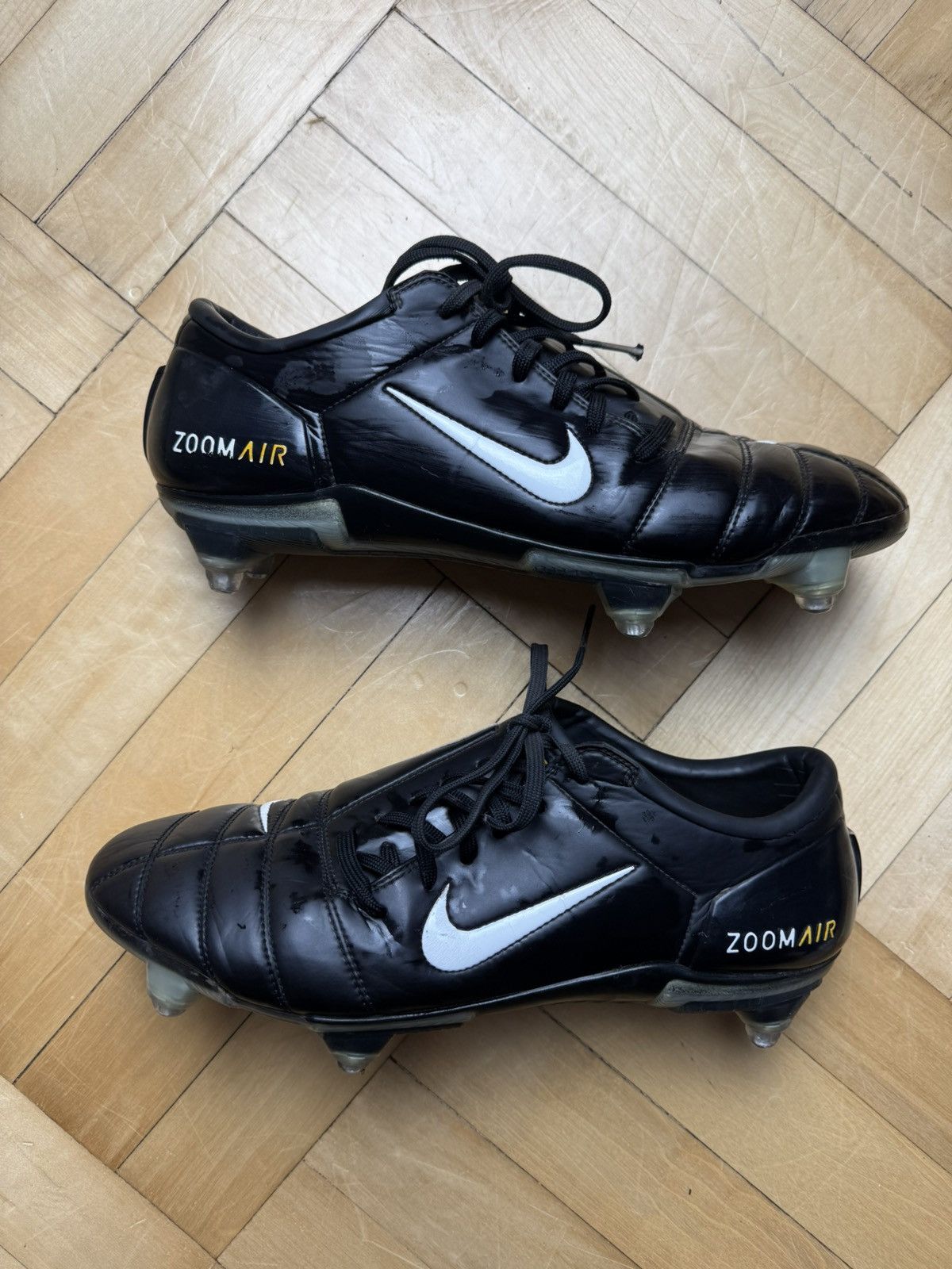 Nike Nike Total 90 Zoom Air SG – Vintage Football Boots / Rare Size US 12 / EU 45 - 3 Thumbnail