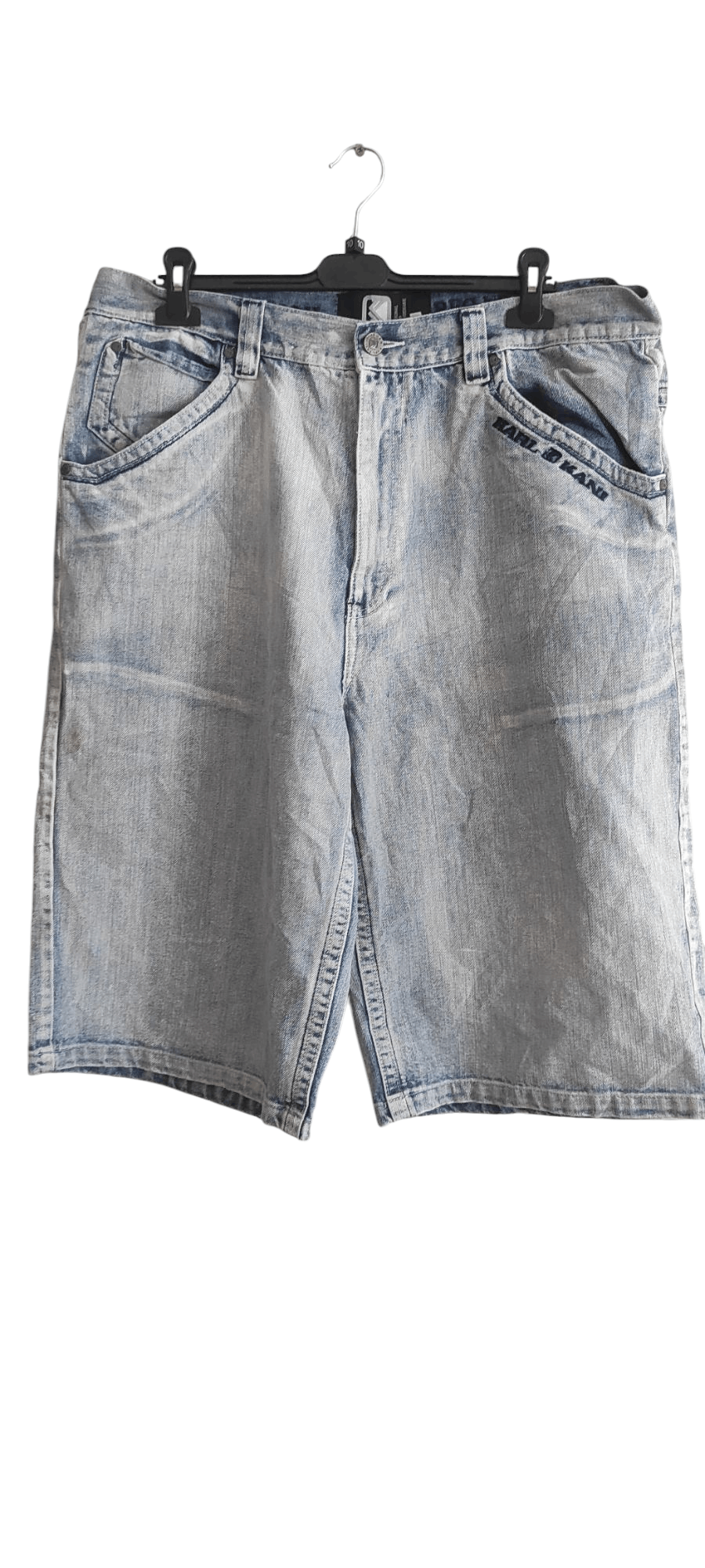 Karl Kani KARL KANI Hip Hop Baggy Denim Shorts Jeans 90s Size 38 Size US 38 / EU 54 - 4 Thumbnail