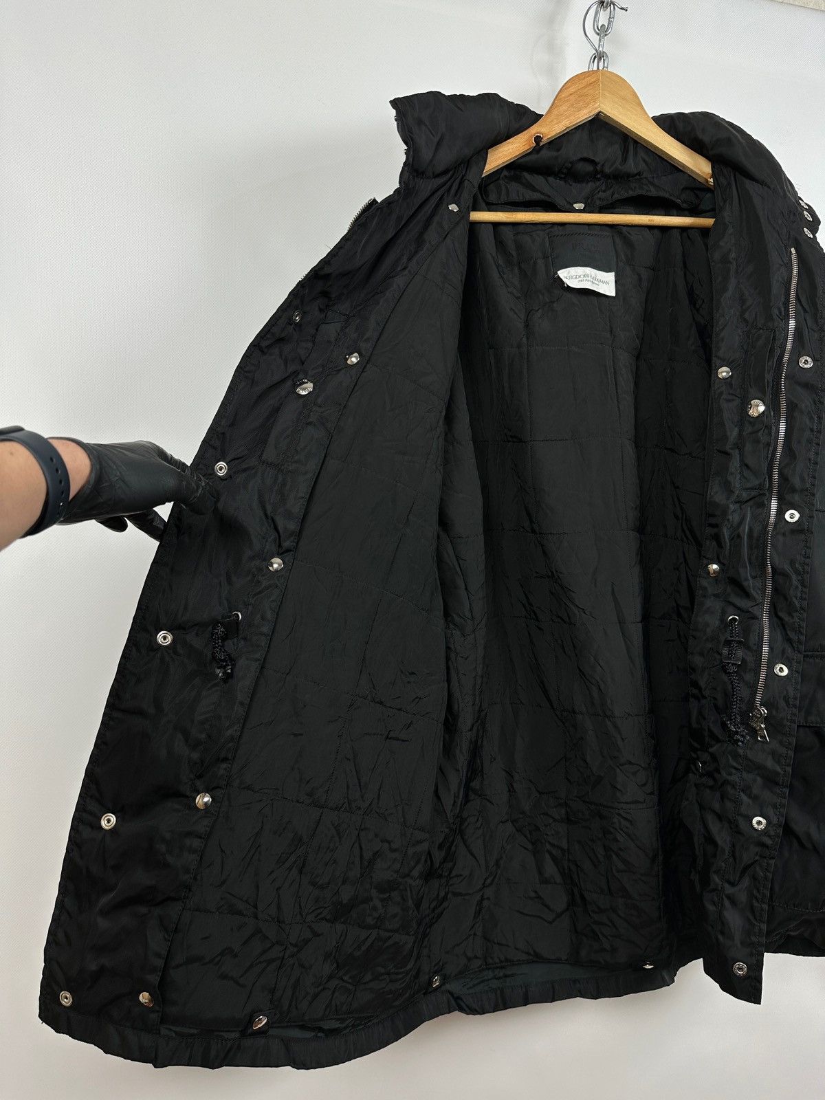 Prada Vintage Prada Nylon / Leather Jacket Coat + Lining Size US XL / EU 56 / 4 - 22 Thumbnail