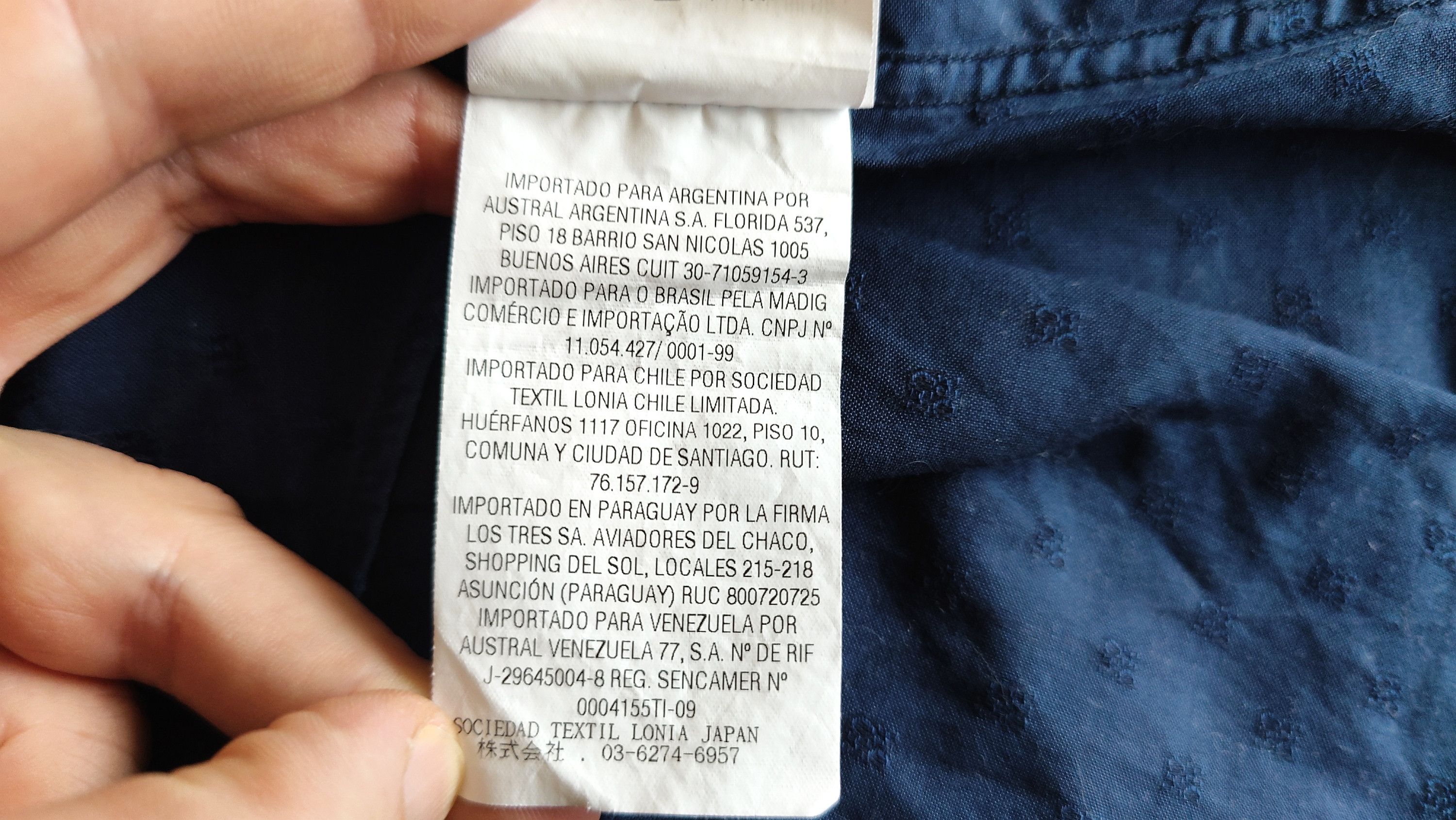 Carolina Herrera Carolina Herrera Full Monogram Navy Shirt Size US L / EU 52-54 / 3 - 8 Thumbnail