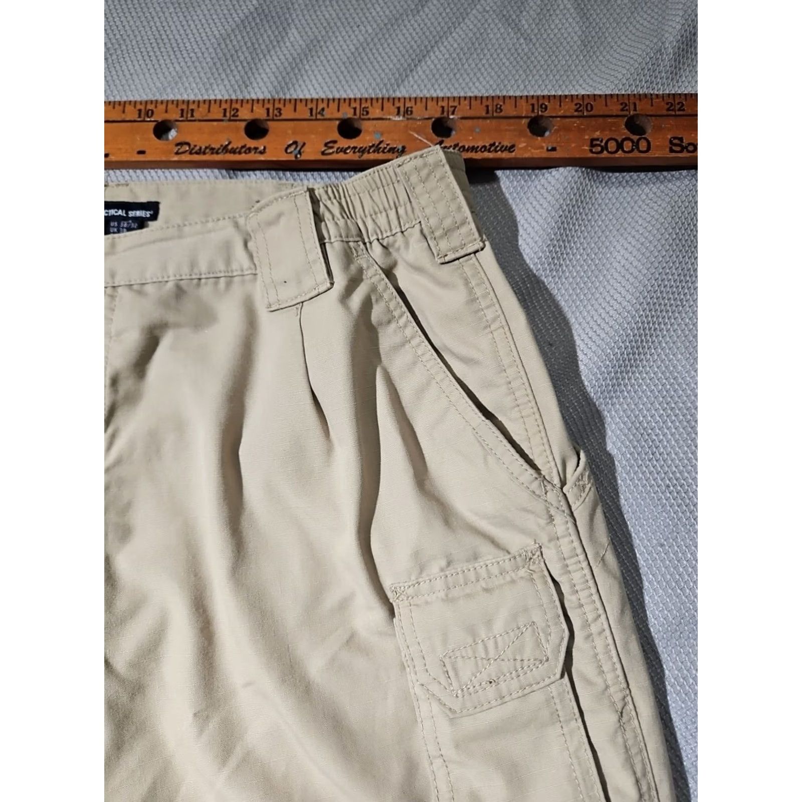 Vintage 511 Tactical Pants Mens 38x32 Beige Taclite Pro Ripstop Cargo Pocket Straight Size US 38 / EU 54 - 7 Thumbnail