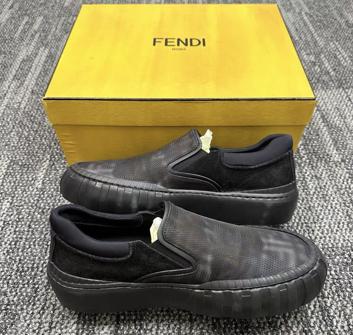 Fendi Fendi Force FF Monogram Slip-On Casual Shoes J41 Size US 7 / EU 40 - 5 Thumbnail
