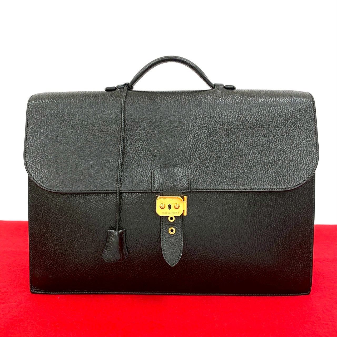 Hermes Hermes Hermes Sac a Depeches41 Ardennes business bag Leather Business Bag Stamp A (1997) DUTY FREE for USA Size ONE SIZE - 1 Thumbnail