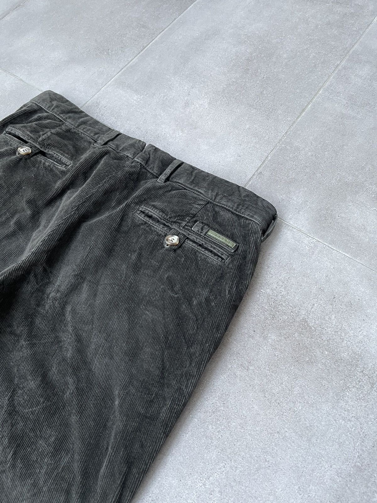 Prada AW11 Prada Corduroy Swamp Green Denim Casual Pants Size US 34 / EU 50 - 15 Thumbnail