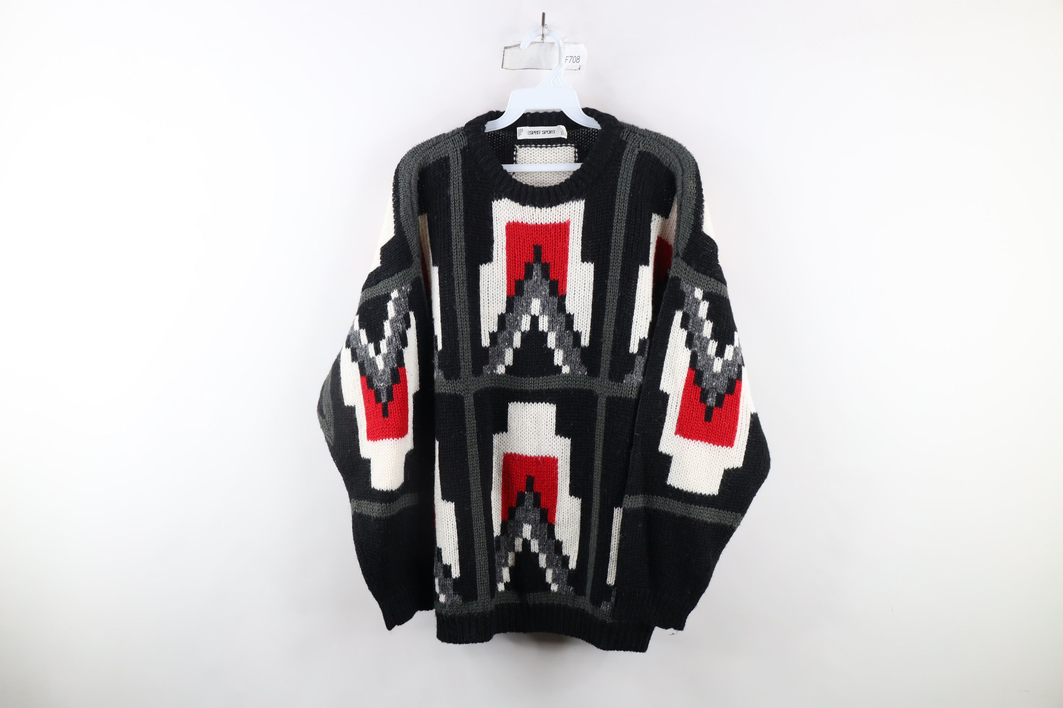 Esprit × Vintage Vintage 90s Esprit Blend Southwestern Fiesta Knit Sweater Size M / US 6-8 / IT 42-44 - 1 Thumbnail