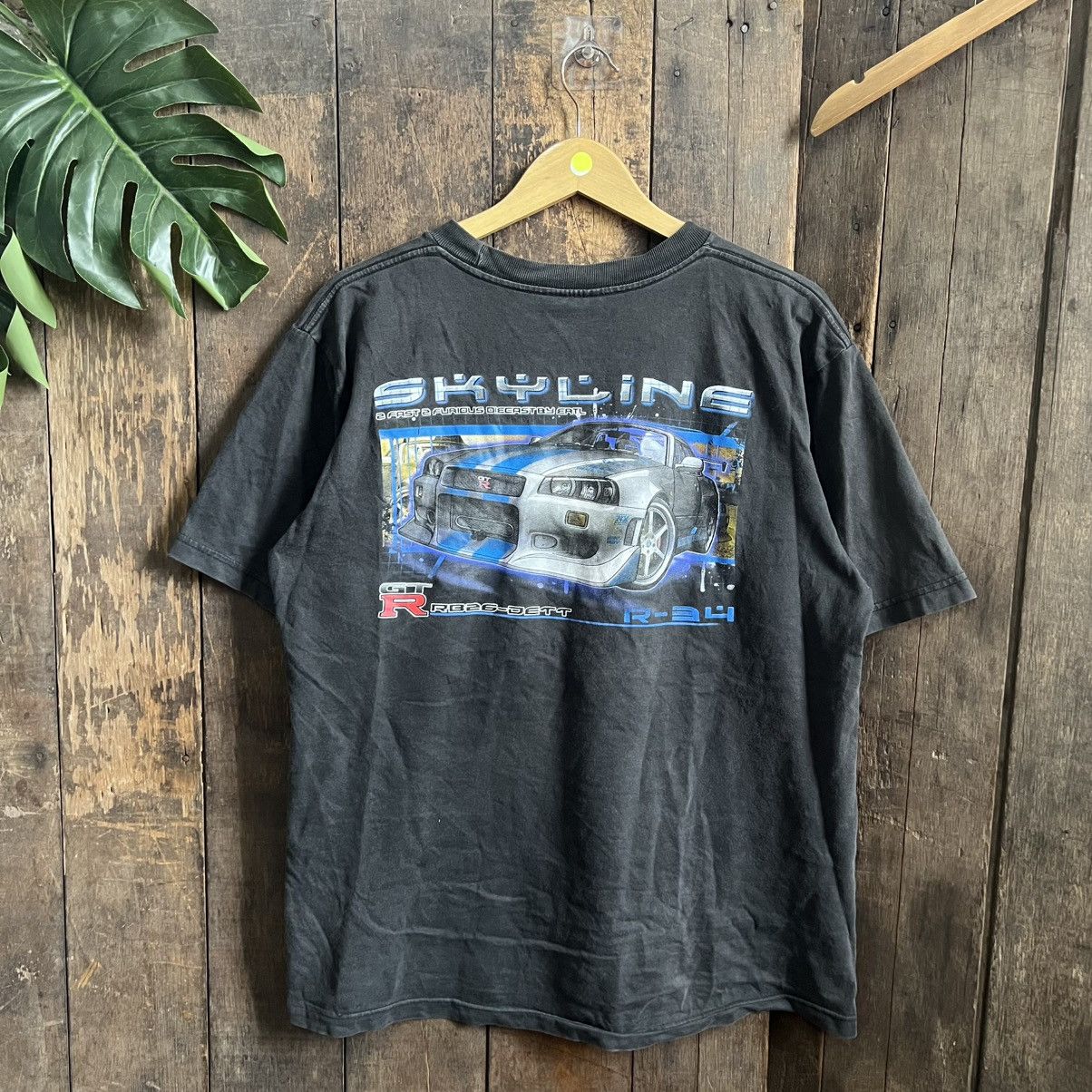 Vintage Vintage Fullscale Nismo Skyline R34 Tshirt Size US L / EU 52-54 / 3 - 1 Thumbnail