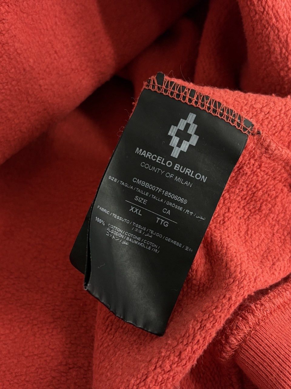 Marcelo Burlon Marcelo Burlon County of Milan Skull Hoodie Size US XXL / EU 58 / 5 - 15 Thumbnail