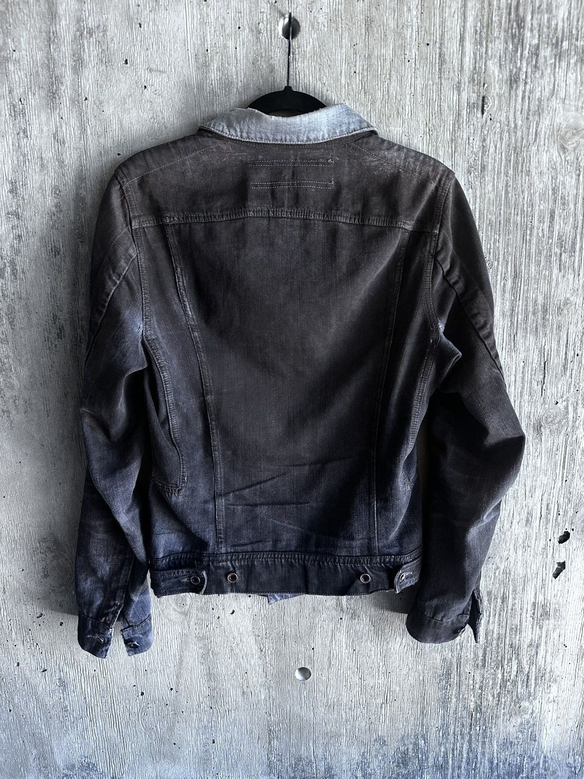 Rick Owens × Rick Owens Drkshdw RICK OWENS DENIM JACKET ARCHIVE WASHED DYE FW06 DUSTULATOR Size US M / EU 48-50 / 2 - 4 Thumbnail
