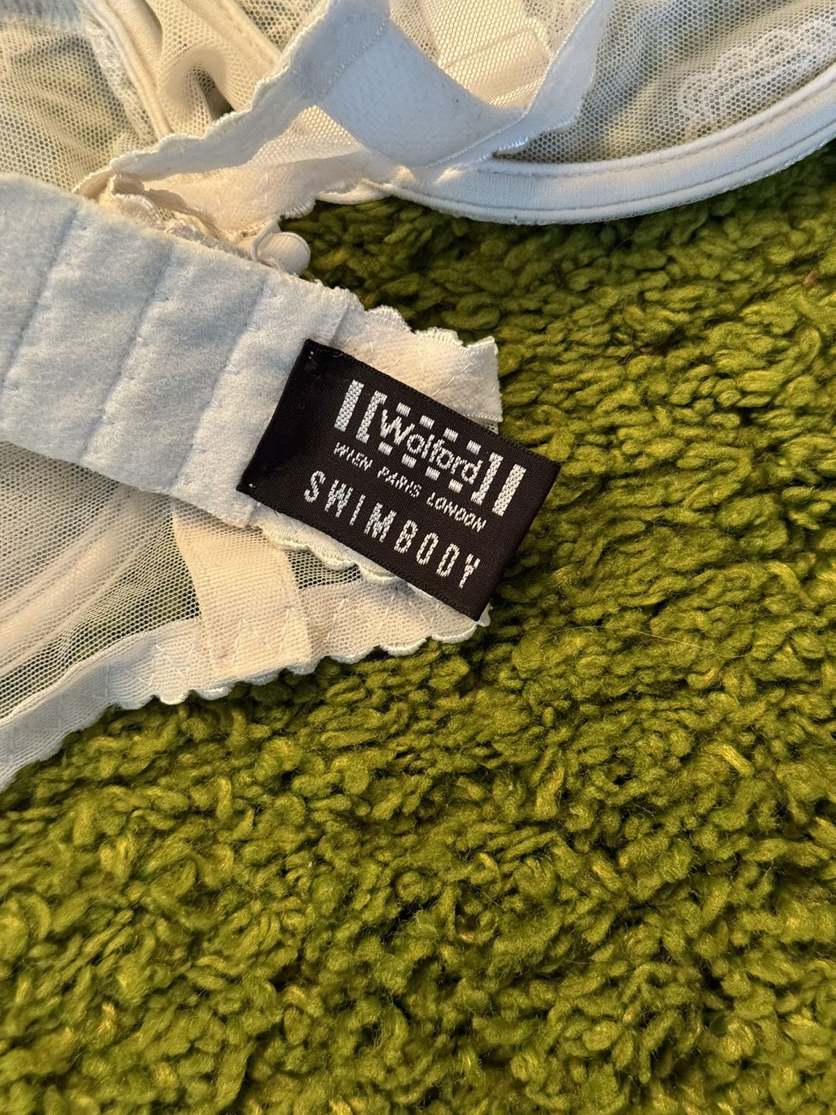 Designer × Vintage × Wolford Wolford mesh bra Size ONE SIZE - 5 Thumbnail