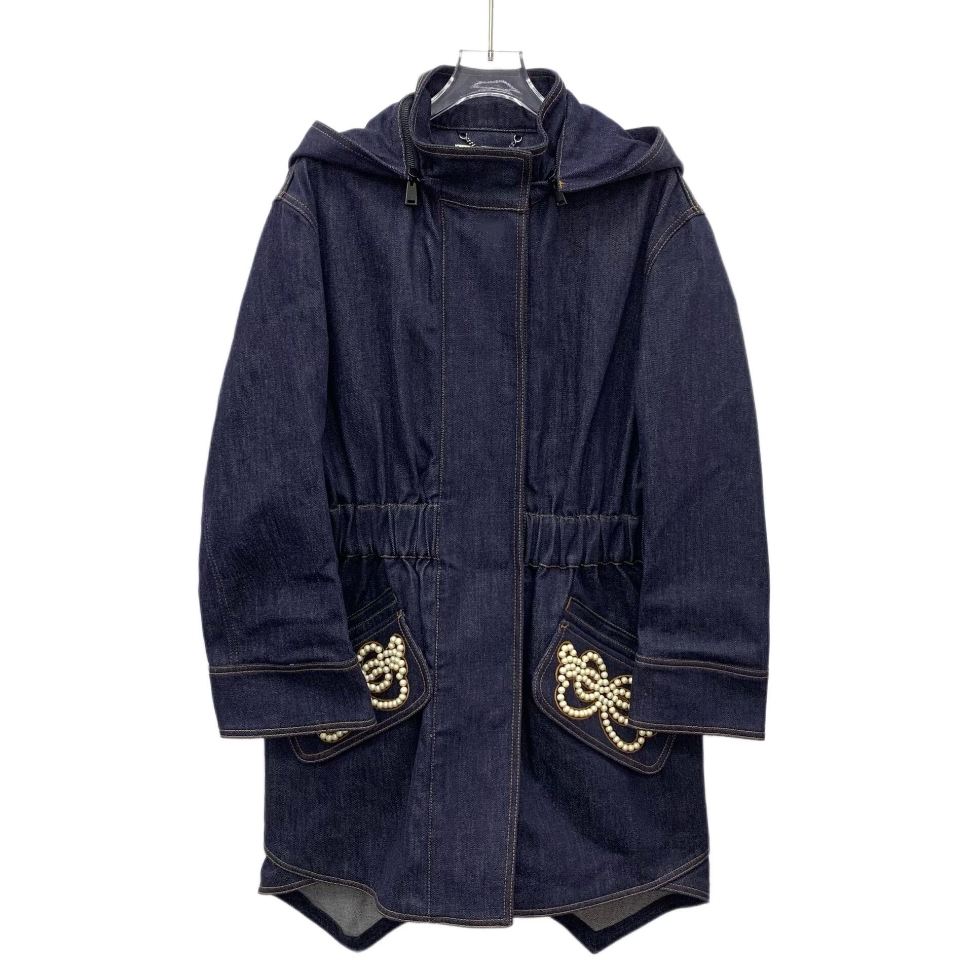 Fendi Fendi Cotton Blue Jacket L Women Size L / US 10 / IT 46 - 1 Thumbnail