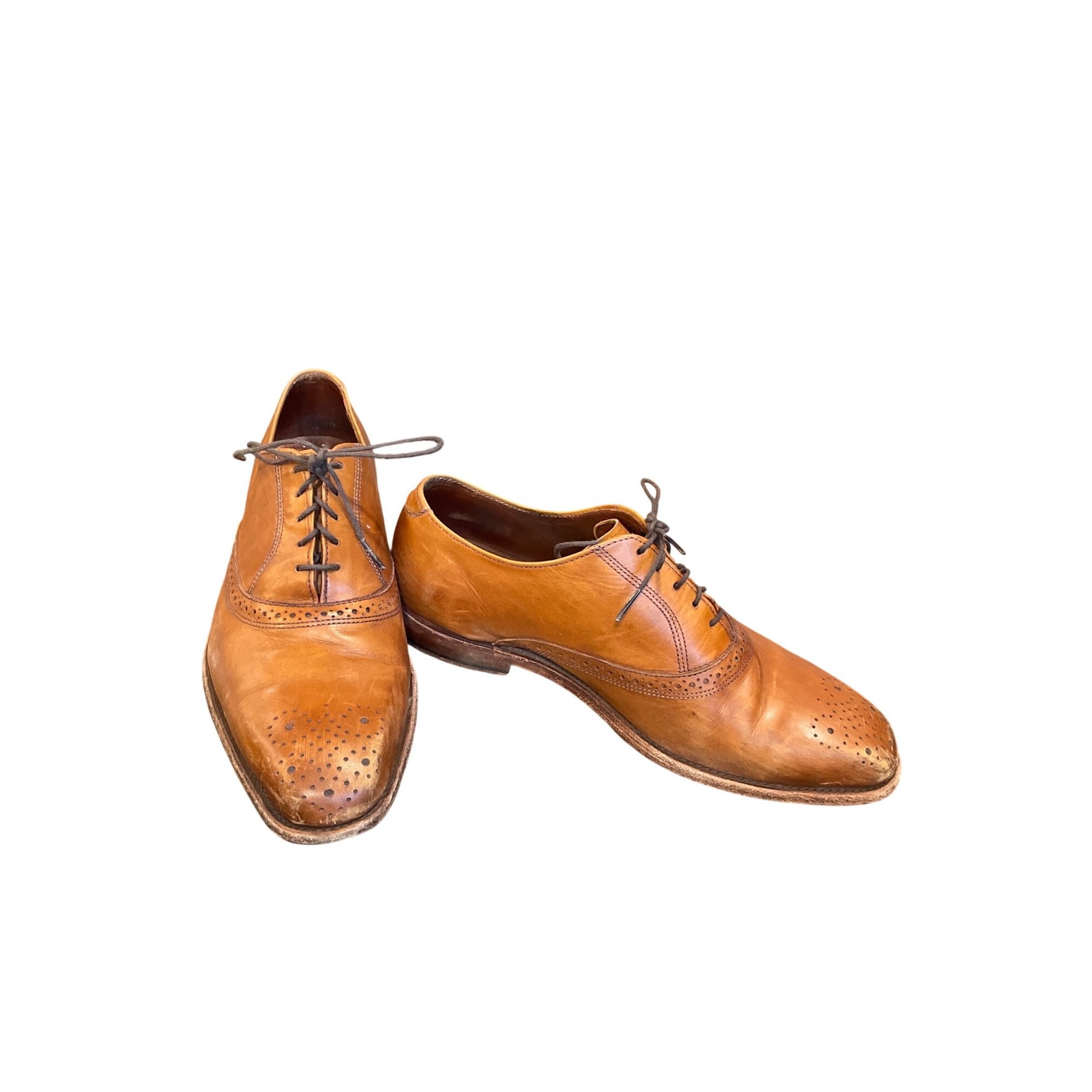 Allen Edmonds Allen Edmonds Augusta mens USA VTg brown leather oxford dre Size US 8.5 / EU 41-42 - 1 Thumbnail
