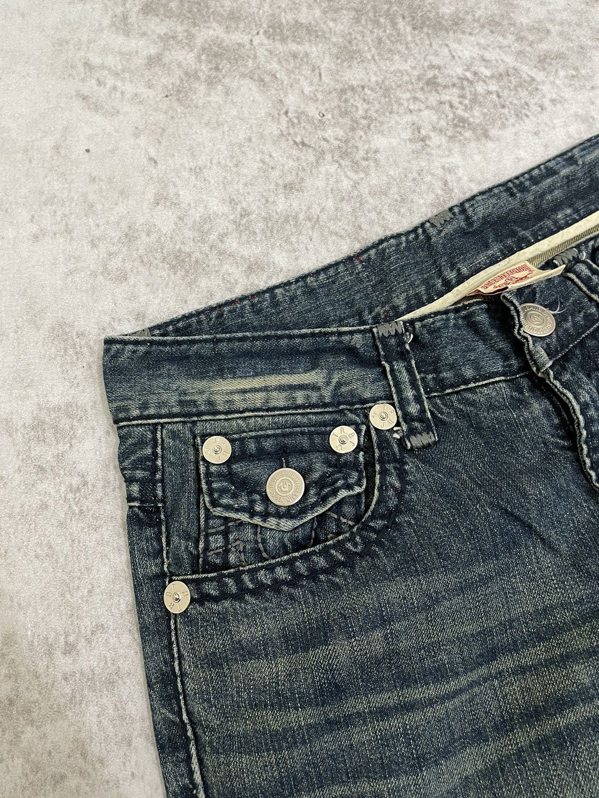 Hysteric Glamour 2000s True Religion Wash Denim y2k style Size US 30 / EU 46 - 3 Thumbnail