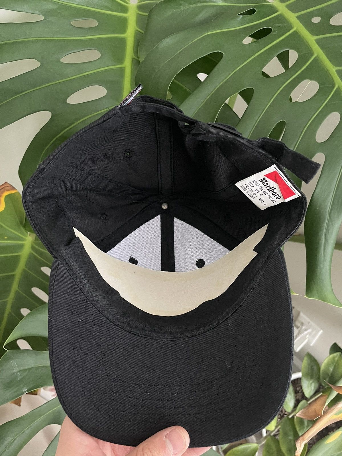 Marlboro × Vintage 🚬 Vintage Marlboro Promo Hat Black Baseball Cap New Size ONE SIZE - 2 Thumbnail
