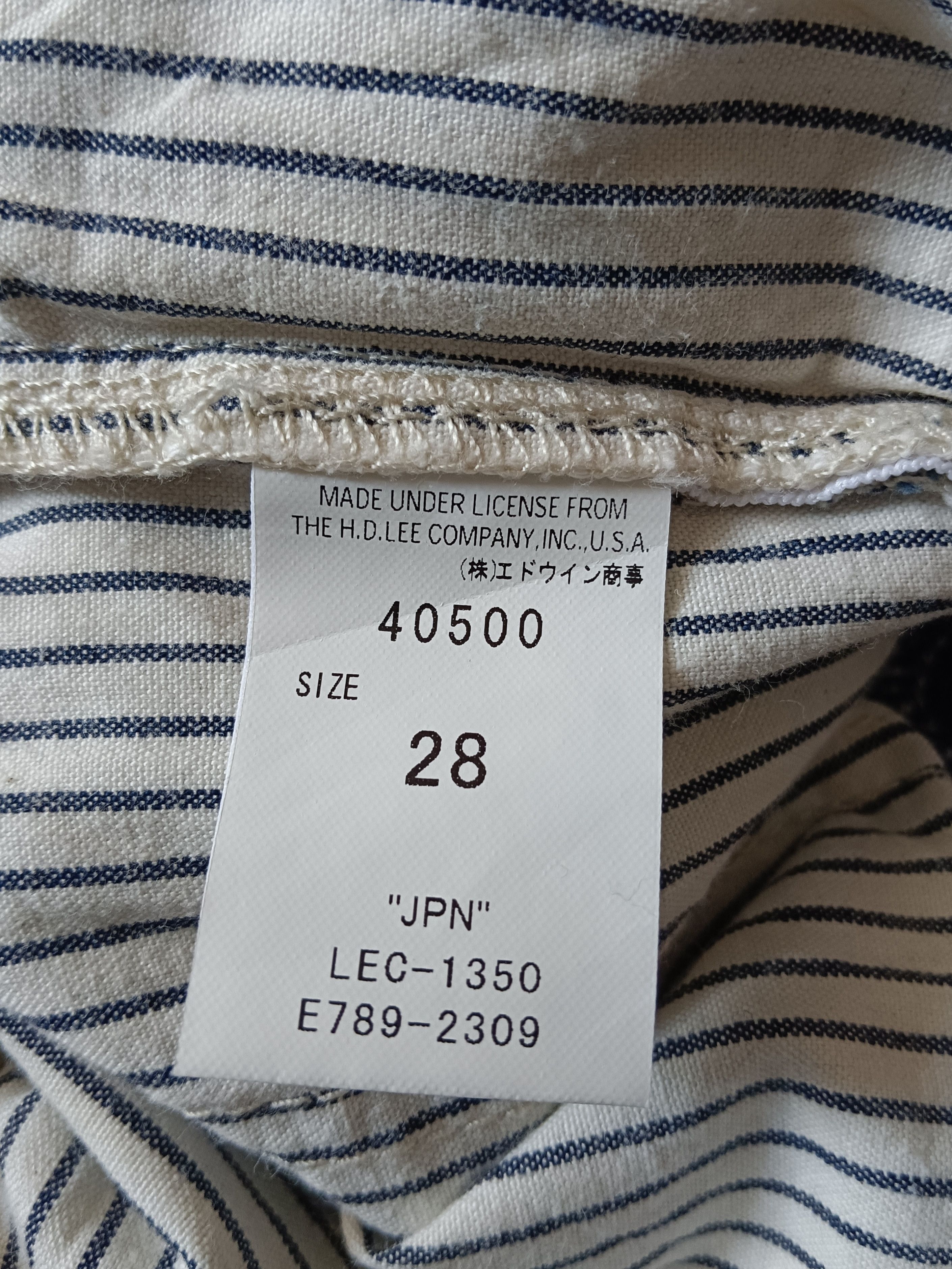 Lee Lee Pants striped size 29x 30.5 Size US 29 - 2 Thumbnail