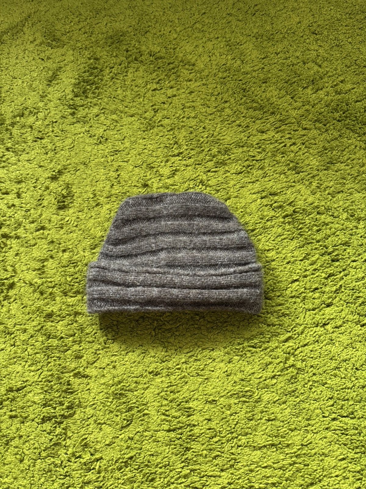 Isabel Benenato Isabel Benenato avant garde mohair alpaca blend ribbed hat Size ONE SIZE - 1 Thumbnail