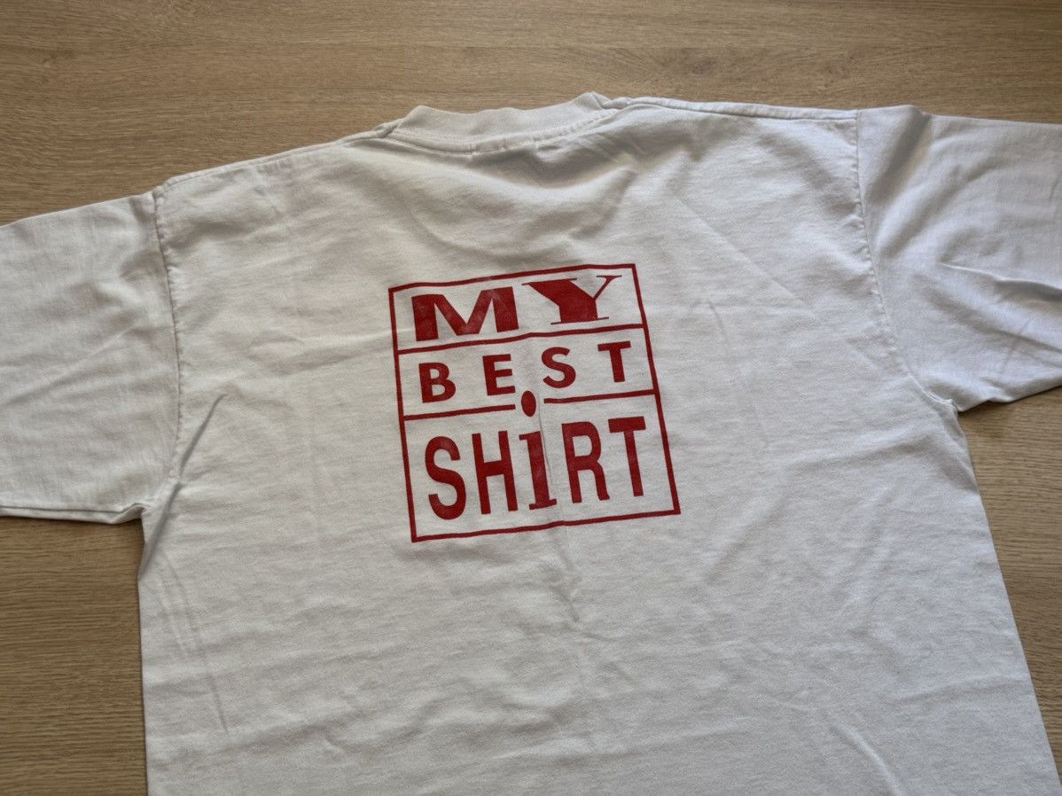 Vintage Vintage 90’s Screen Stars My Best Shirt Single Stitch Tee Size US L / EU 52-54 / 3 - 7 Thumbnail