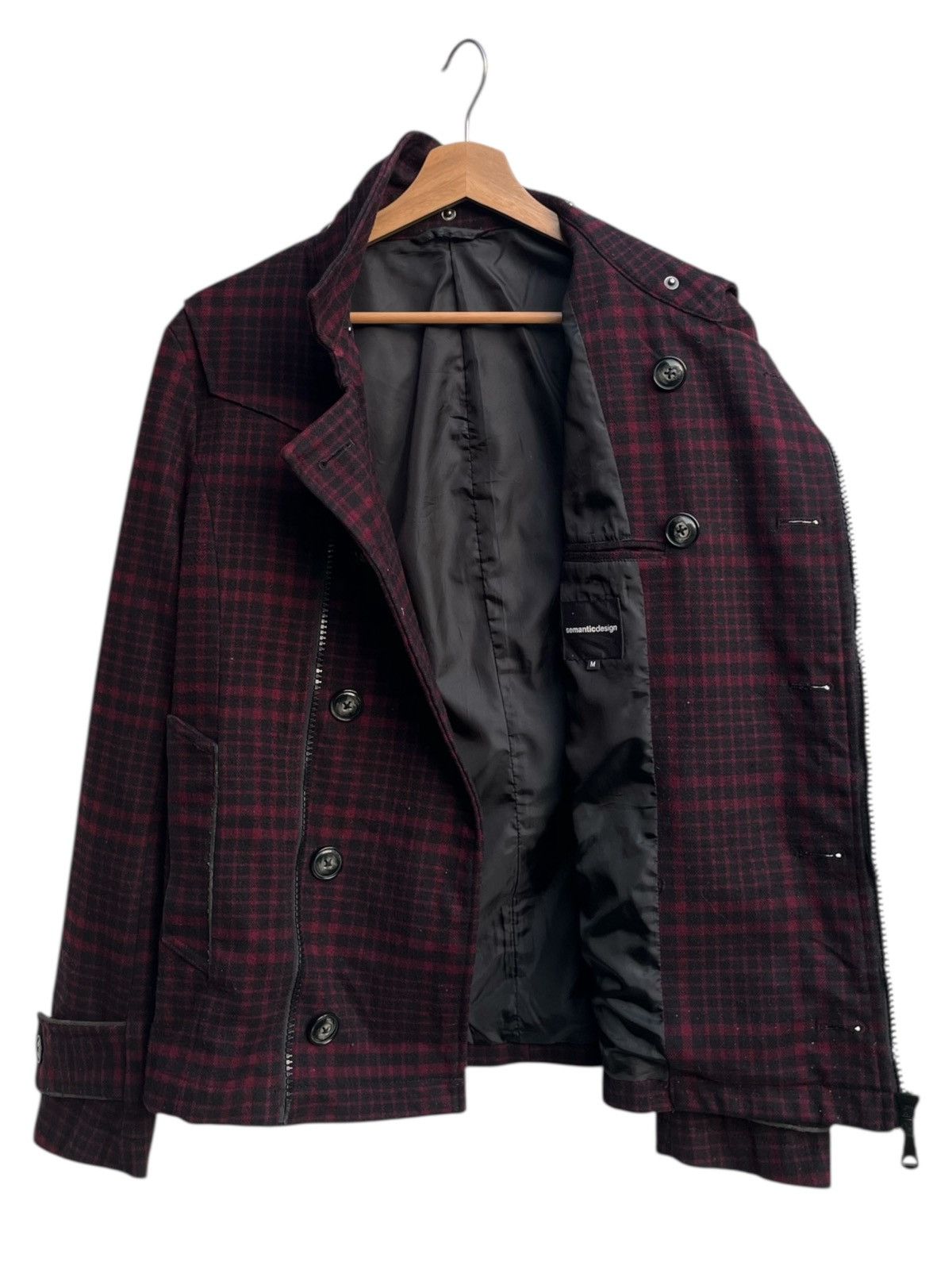 semanticdesign Semantic Design Tartan Plaid Punk Style Jacket Size US M / EU 48-50 / 2 - 5 Thumbnail