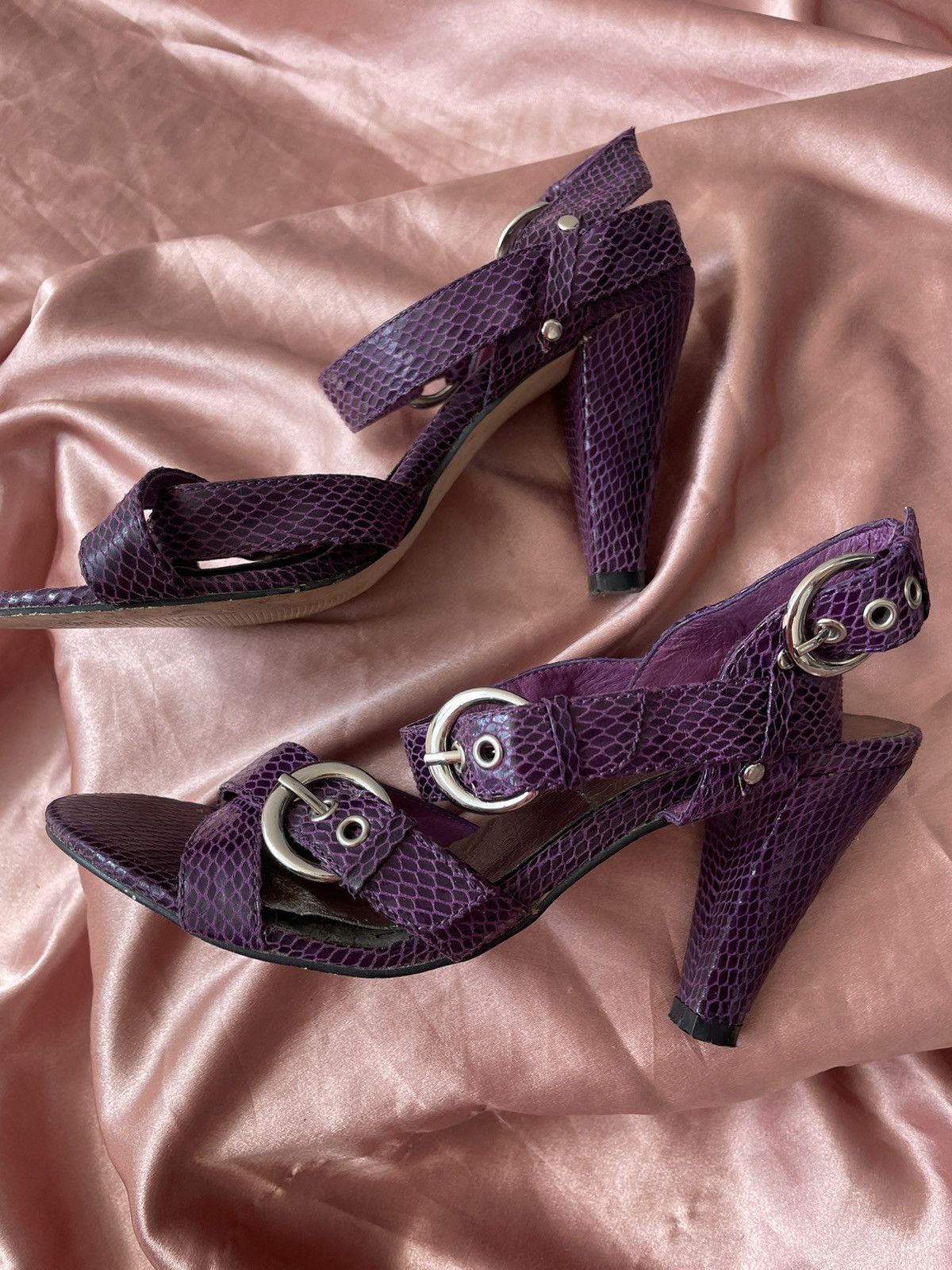 Vintage Y2k heels Size US 6 / IT 36 - 14 Thumbnail