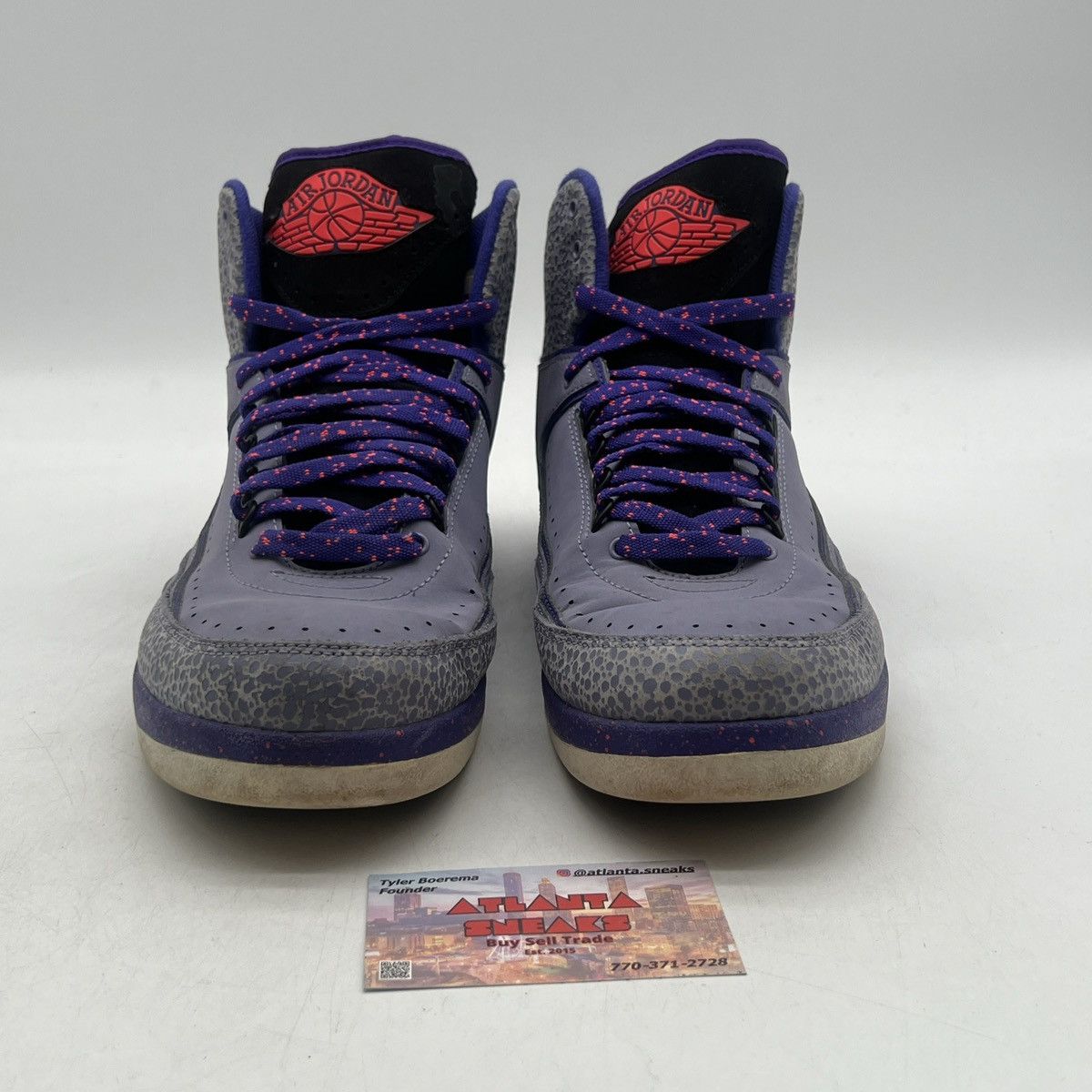 Jordan Brand Air Jordan 2 iron purple Grailed