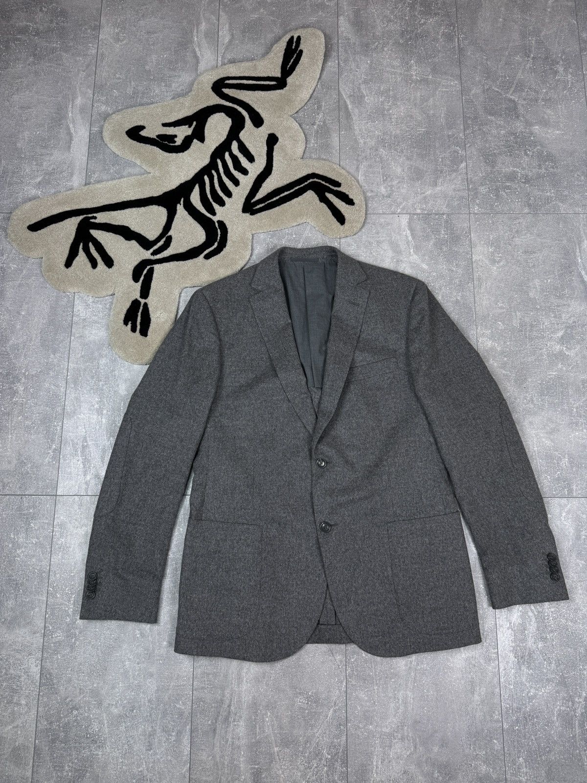 Ermenegildo Zegna × Z Zegna Mens Vintage Z Zegna blazer gray jacket luxury Ermenegildo Size US M / EU 48-50 / 2 - 1 Thumbnail