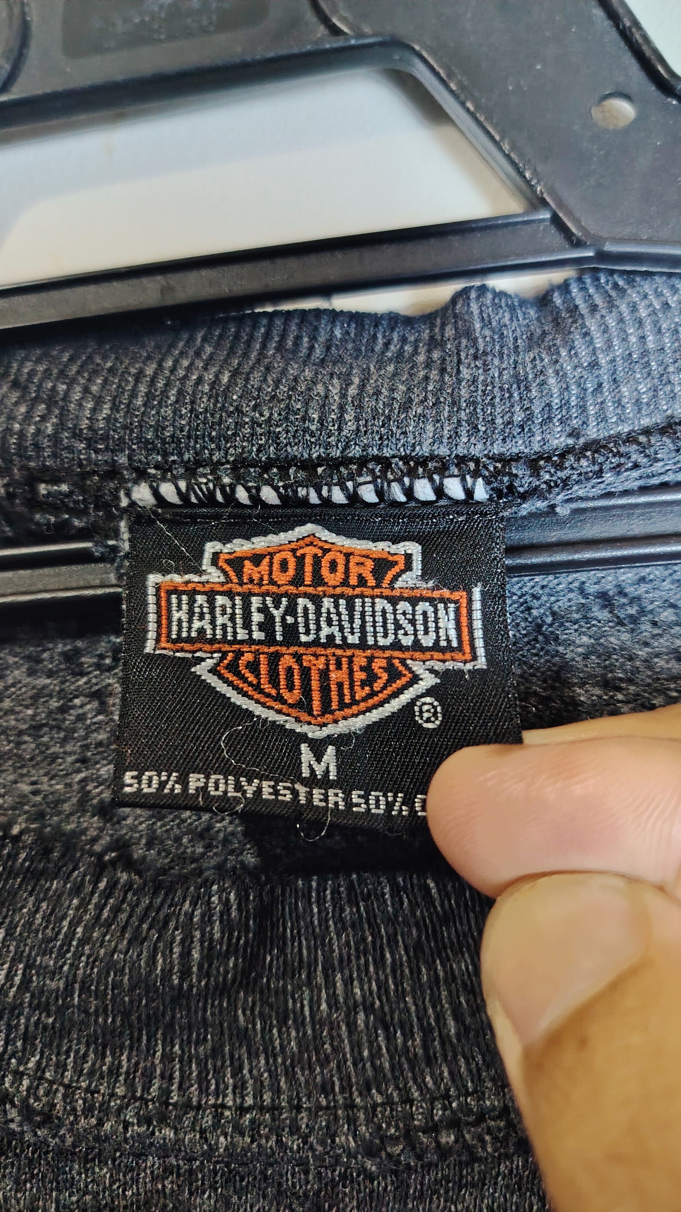 Harley Davidson Vintage 90s Harley Davidson Distresss Size US L / EU 52-54 / 3 - 7 Thumbnail