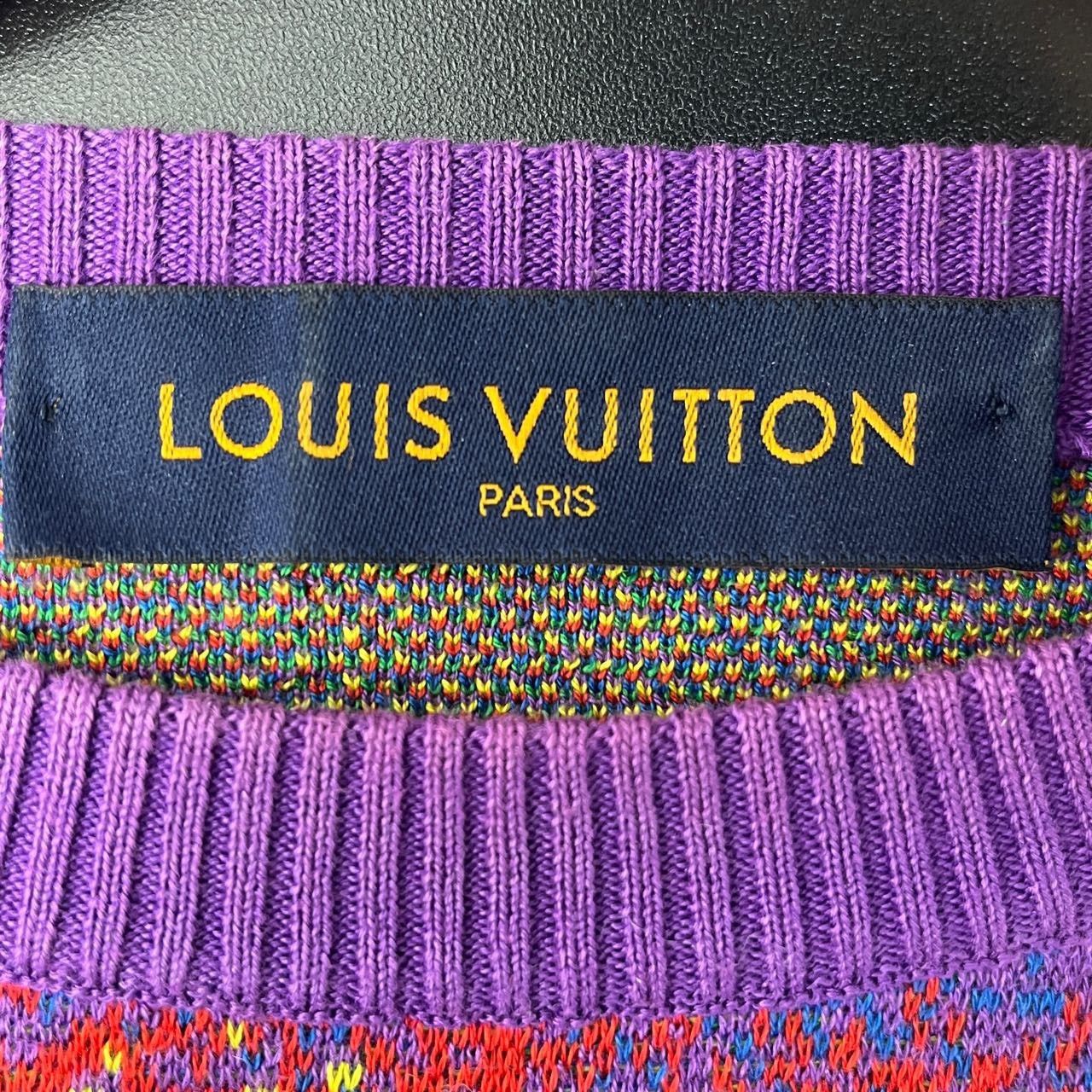 Louis Vuitton Louis Vuitton Colorful Arm Letter Sweater Nextarrow-2412 Size US M / EU 48-50 / 2 - 5 Thumbnail