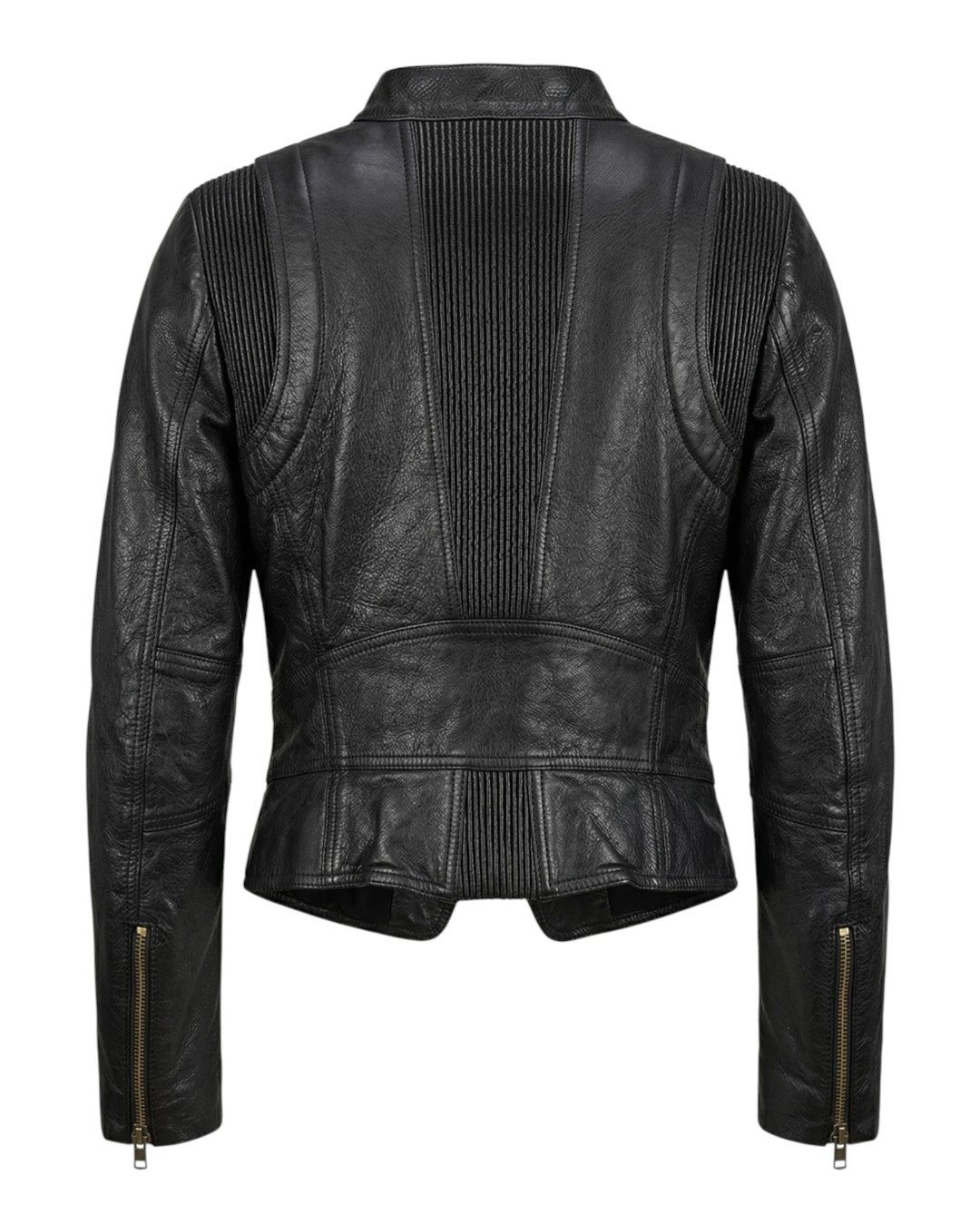 Gucci ASYMMETRIC CLOSURE BIKER LEATHER JACKET BY TOM FORD Size S / US 4 / IT 40 - 2 Thumbnail