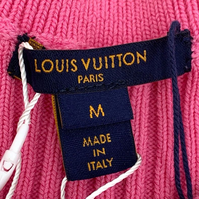 Louis Vuitton Louis Vuitton 22 pink striped wool knit jacket with round Size M / US 6-8 / IT 42-44 - 6 Thumbnail