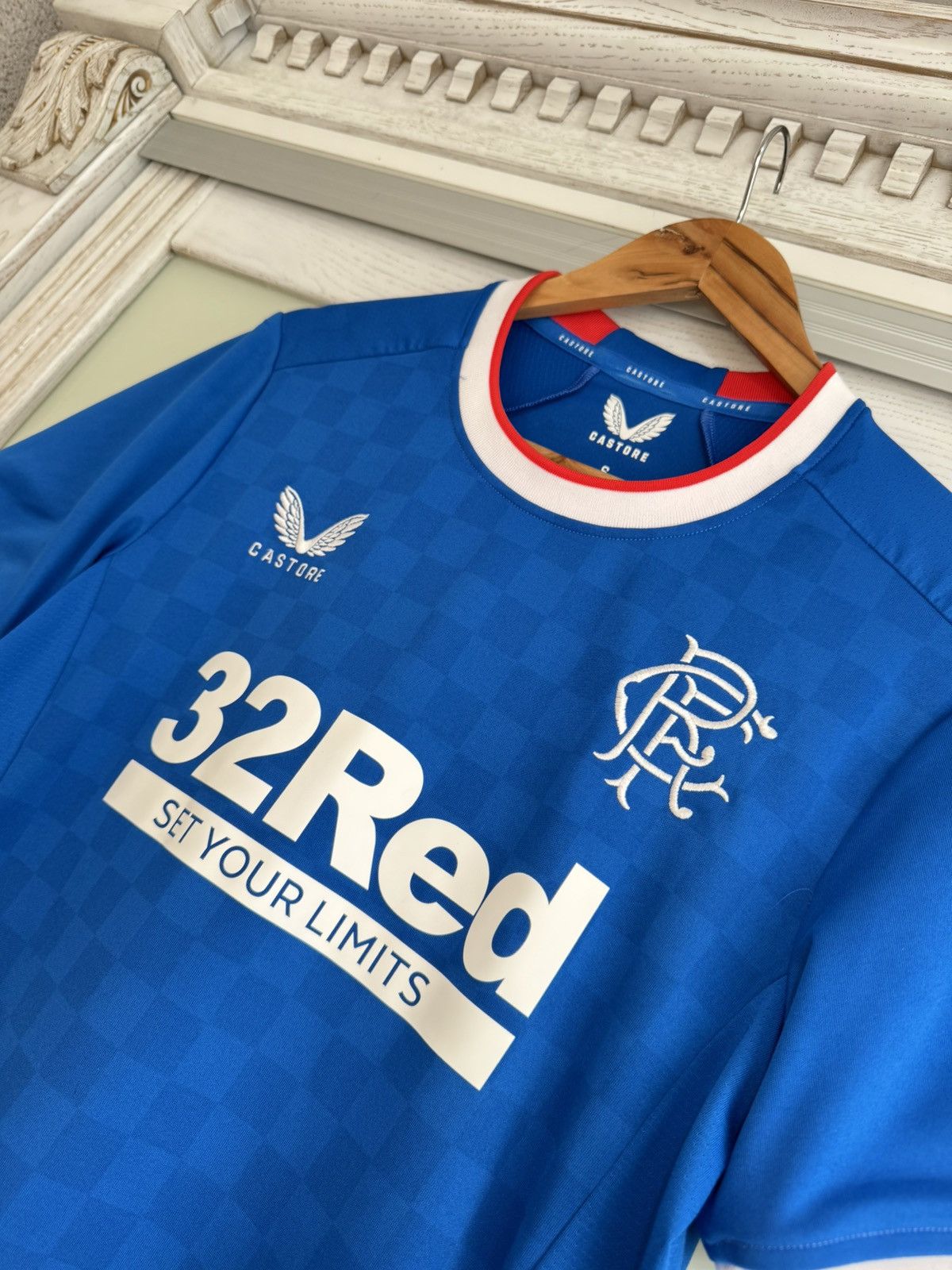 Castore Glasgow Rangers 2022-2023 Home Soccer Jersey Football Kit Size US S / EU 44-46 / 1 - 7 Thumbnail