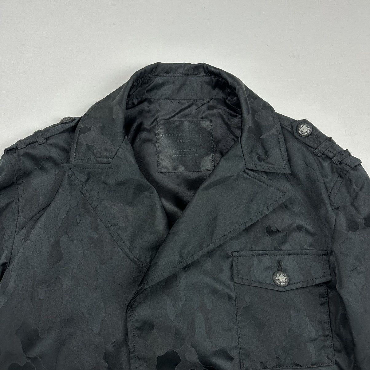 Philipp Plein Philipp Plein Homme Mainline Camo Zip Jacket Black Size US M / EU 48-50 / 2 - 5 Thumbnail