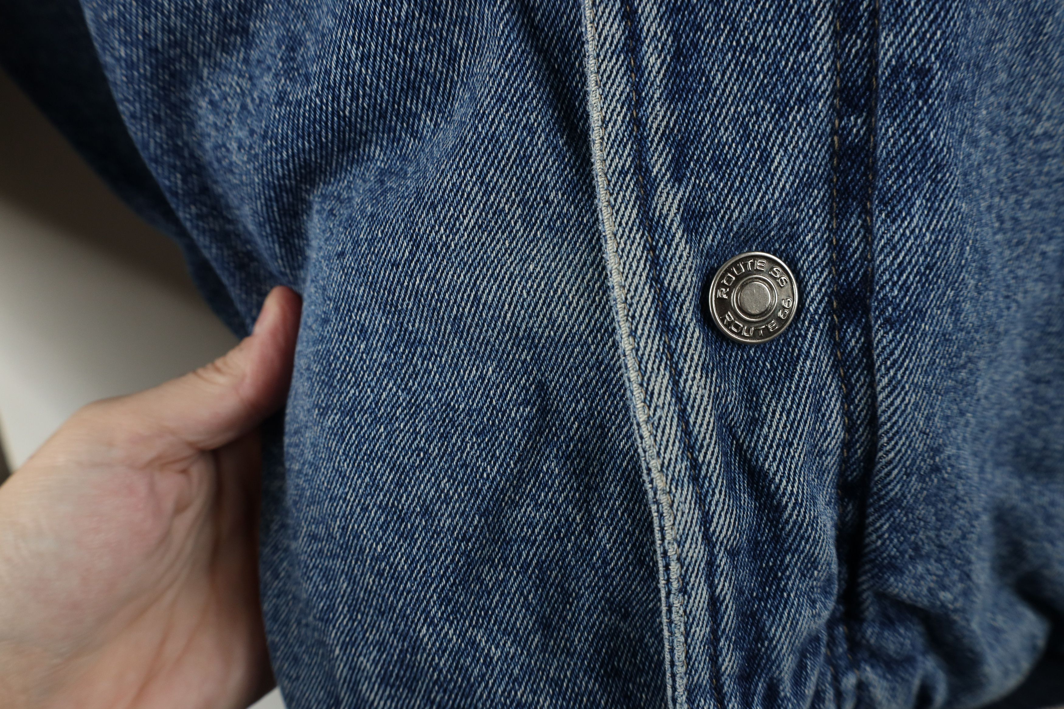 Vintage Vintage 90s Streetwear Hooded Denim Jean Bomber Jacket Size US M / EU 48-50 / 2 - 5 Thumbnail