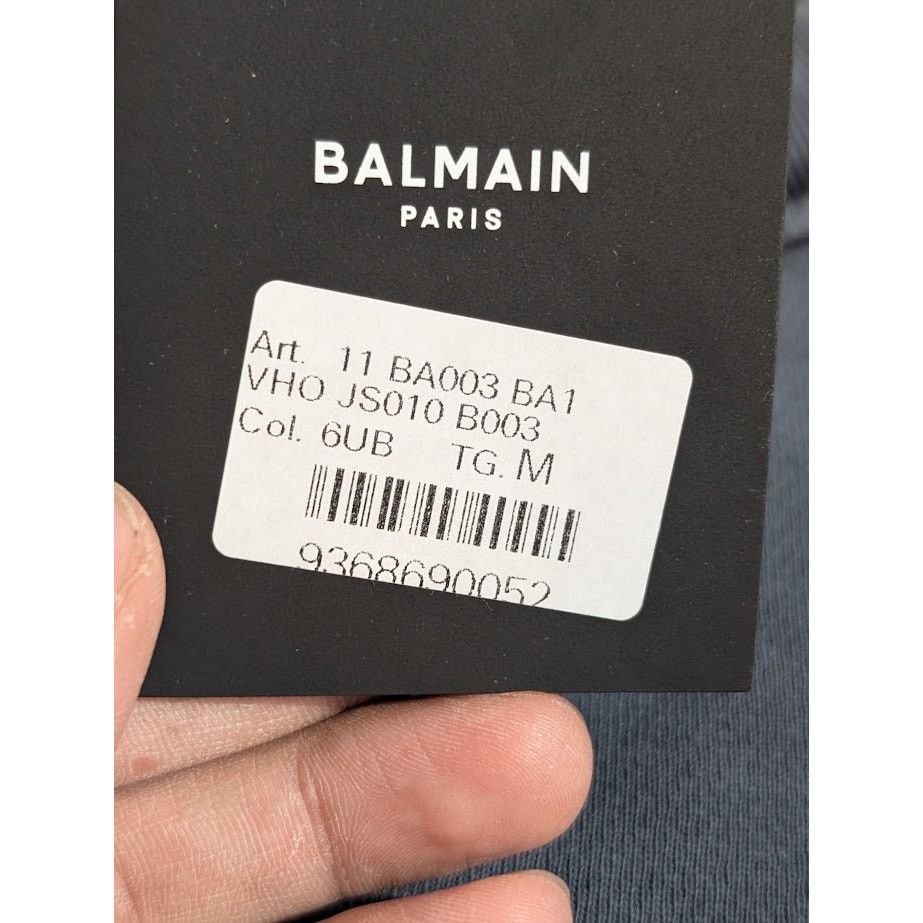 Balmain o1rshd1 Sweater in Marine Size US M / EU 48-50 / 2 - 17 Thumbnail
