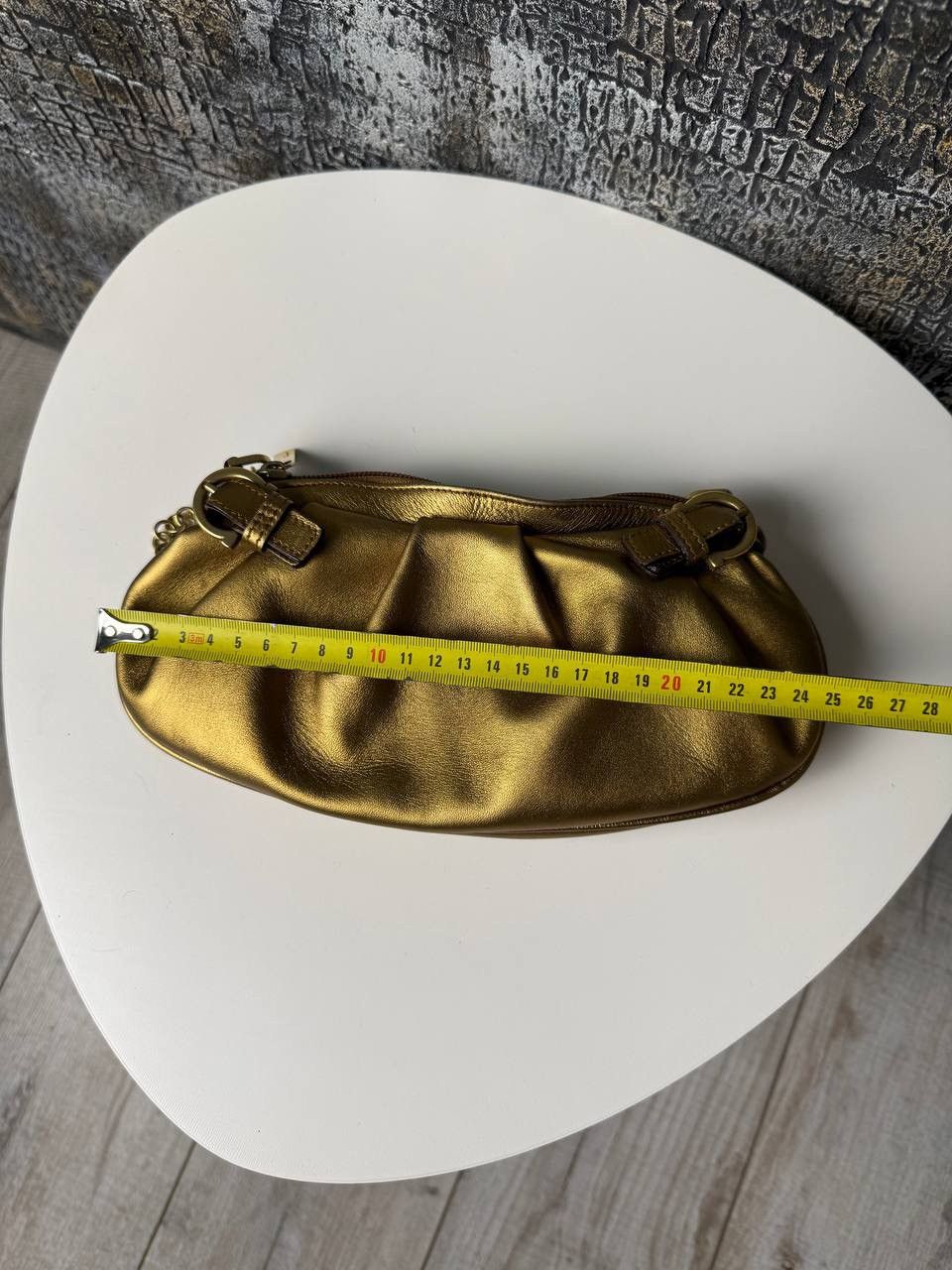Salvatore Ferragamo Salvatore Ferragamo Gold Chain Shoulder Bag Size ONE SIZE - 11 Thumbnail