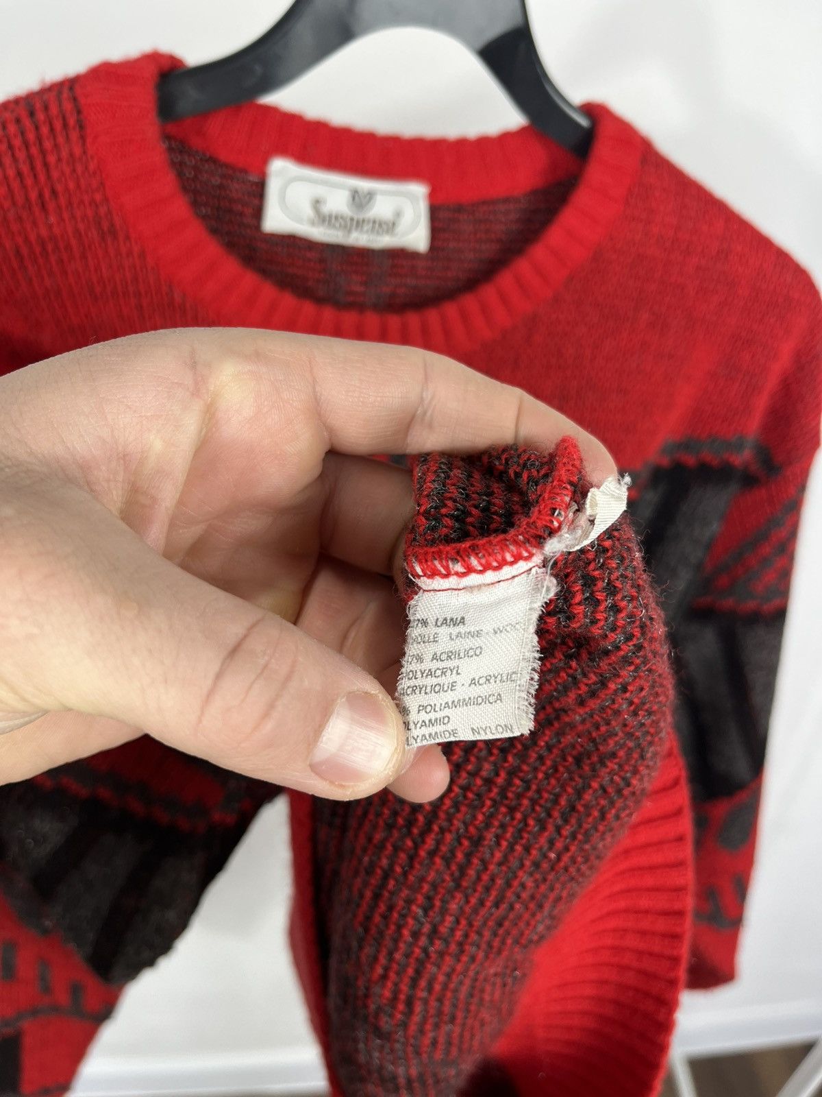 Other Vintage Wool Sweater Size 50 Suspense Made in Italy Size US M / EU 48-50 / 2 - 6 Thumbnail