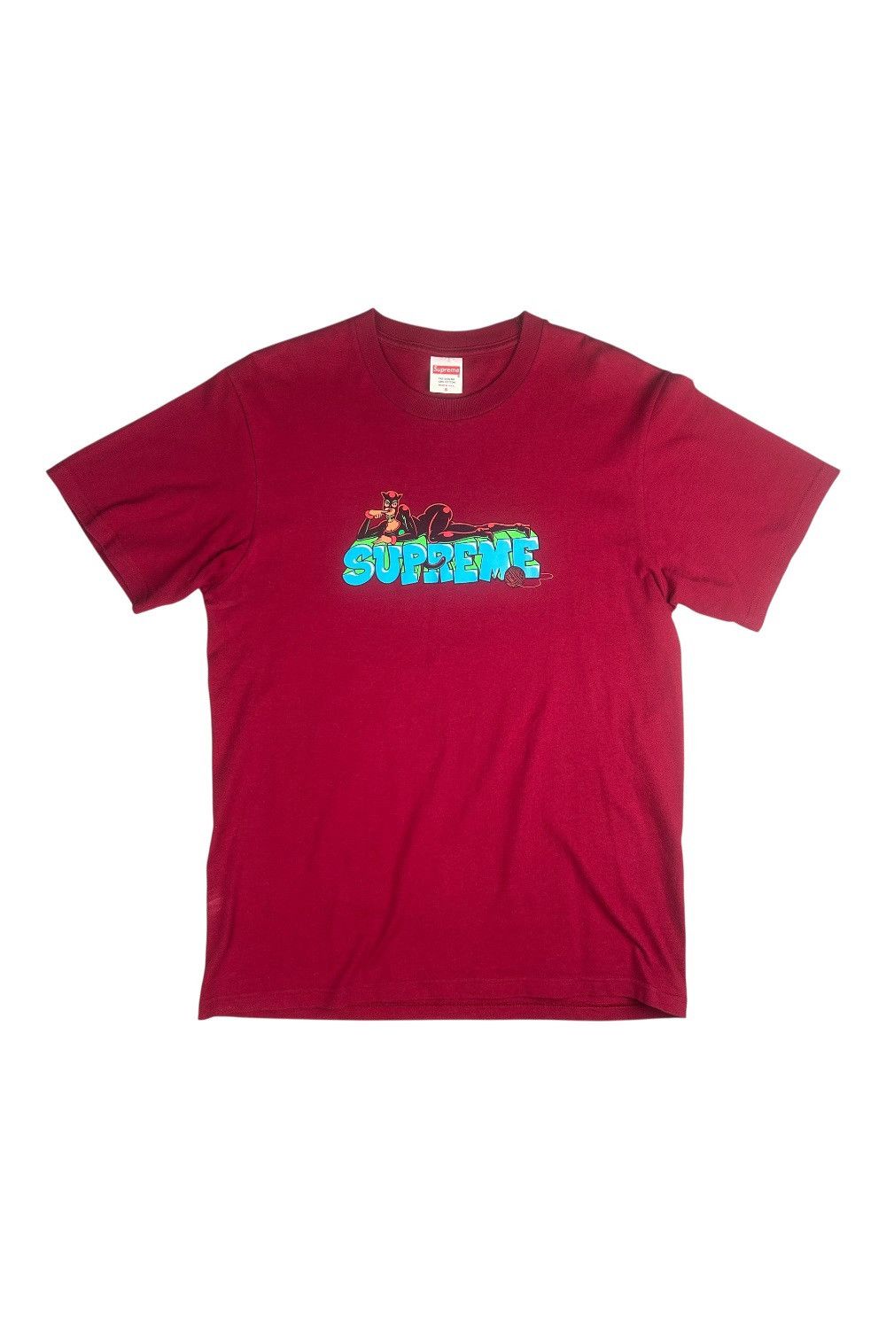 Supreme Supreme Catwoman ‘Cardinal’ Tee - Size Small Size US S / EU 44-46 / 1 - 1 Thumbnail